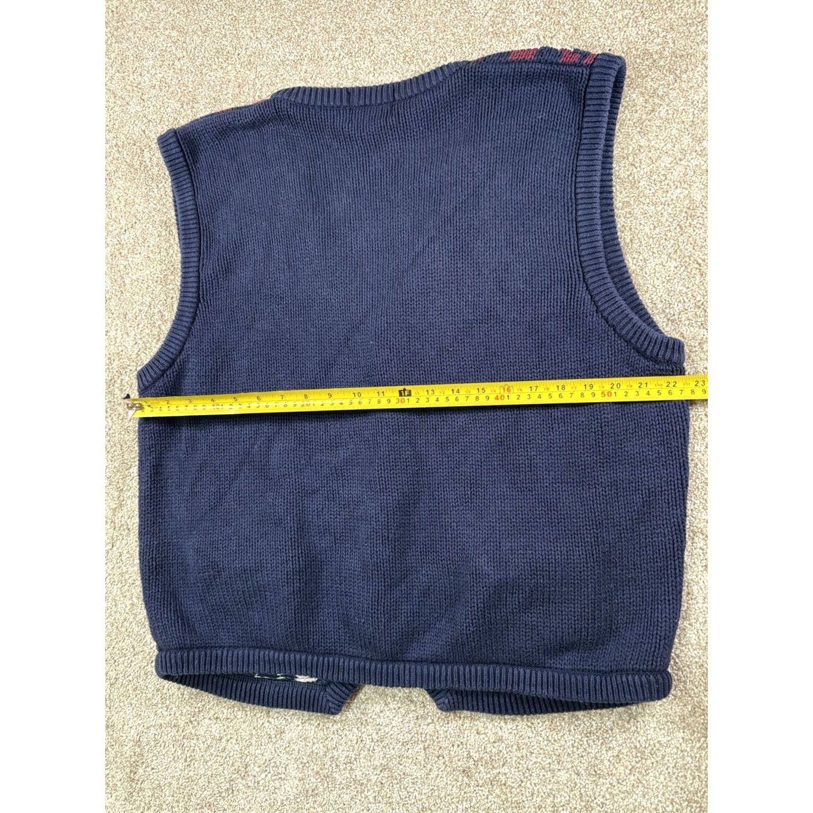 Gant Vintage Gant Sweater Vest, Geometric Print Hand Framed Grandpa Large - Size US L / EU 52-54 / 3 - 7 Thumbnail