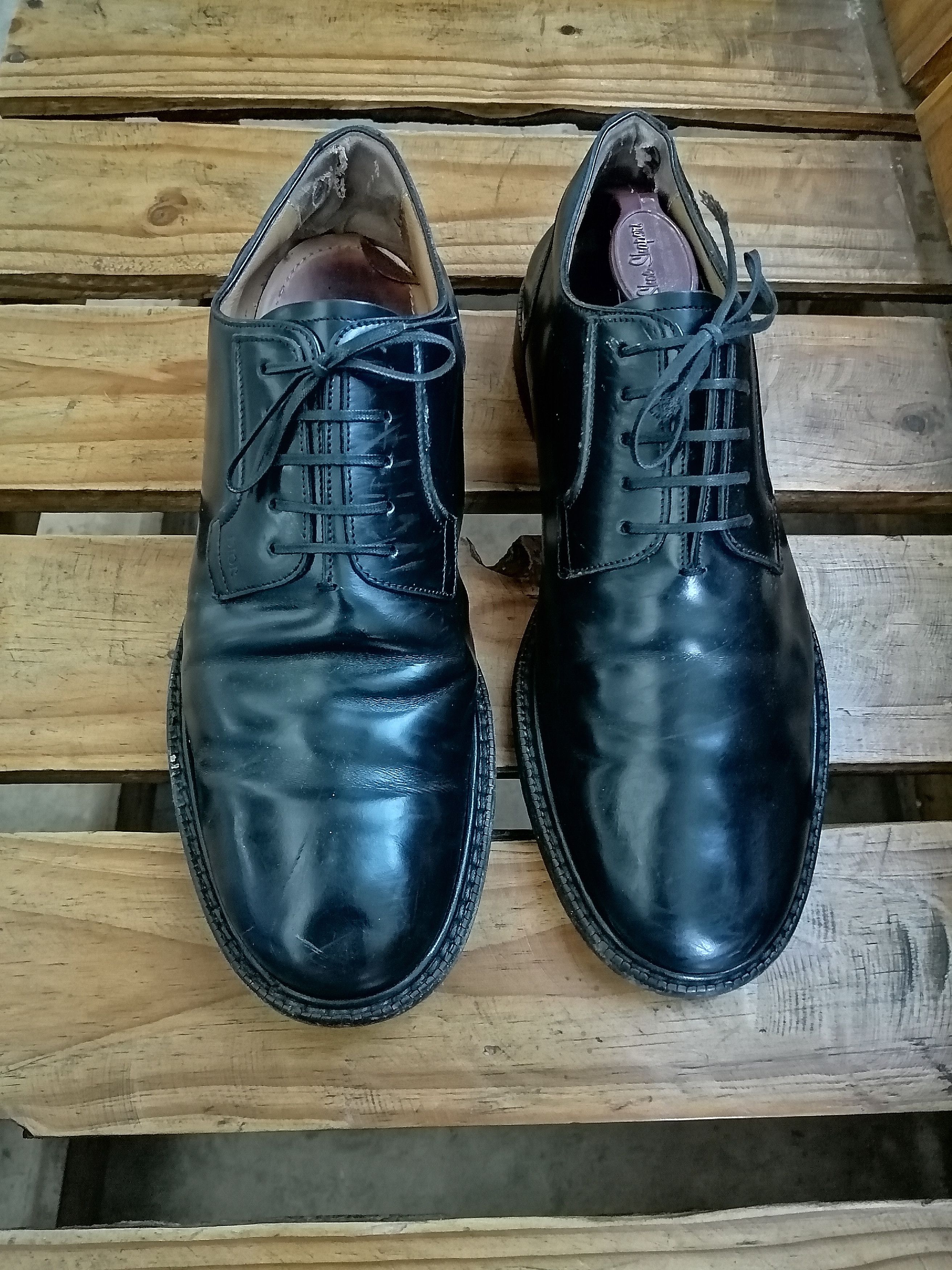 Dior Dior Black Leather Derby Dress Shoes Size 42 – Made in Italy Size US 9 / EU 42 - 8 Thumbnail