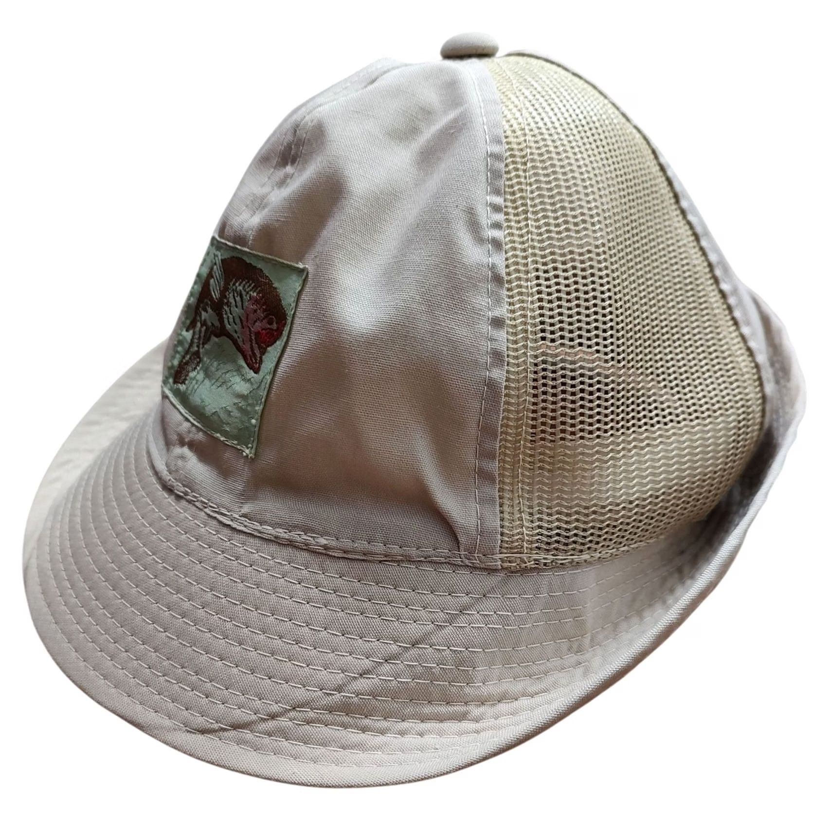 Vintage Karisma Bucket Hat M Beige Outdoor Fish Golf Fishing Summer Unisex Adults Size ONE SIZE - 3 Thumbnail