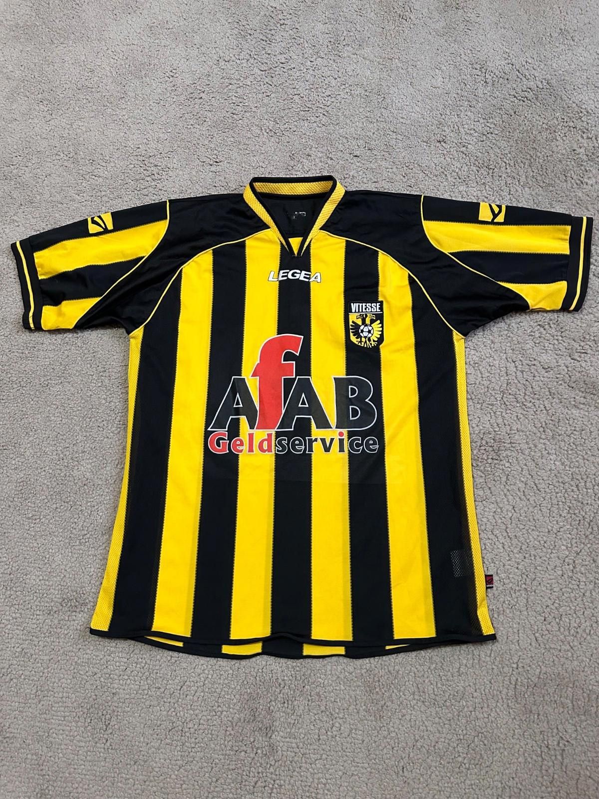 Other VITESSE 2007 2008 HOME FOOTBALL SHIRT SOCCER JERSEY LEGEA Size US L / EU 52-54 / 3 - 1 Thumbnail