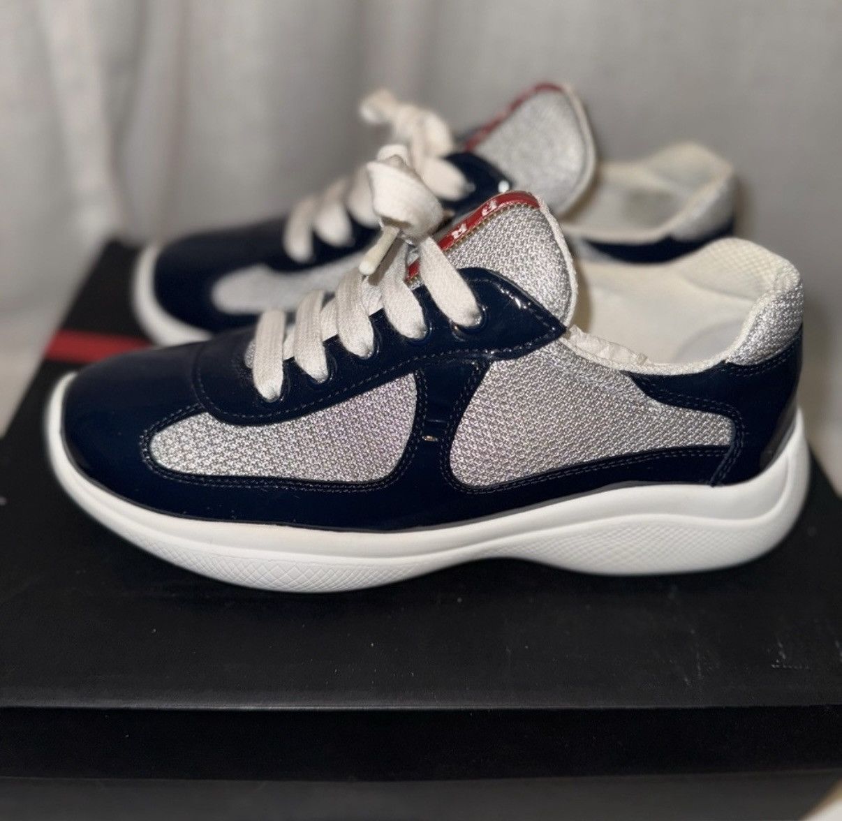 Prada Prada America’s Cup Biker Fabric Sneakers Size US 5 / EU 37 - 3 Thumbnail