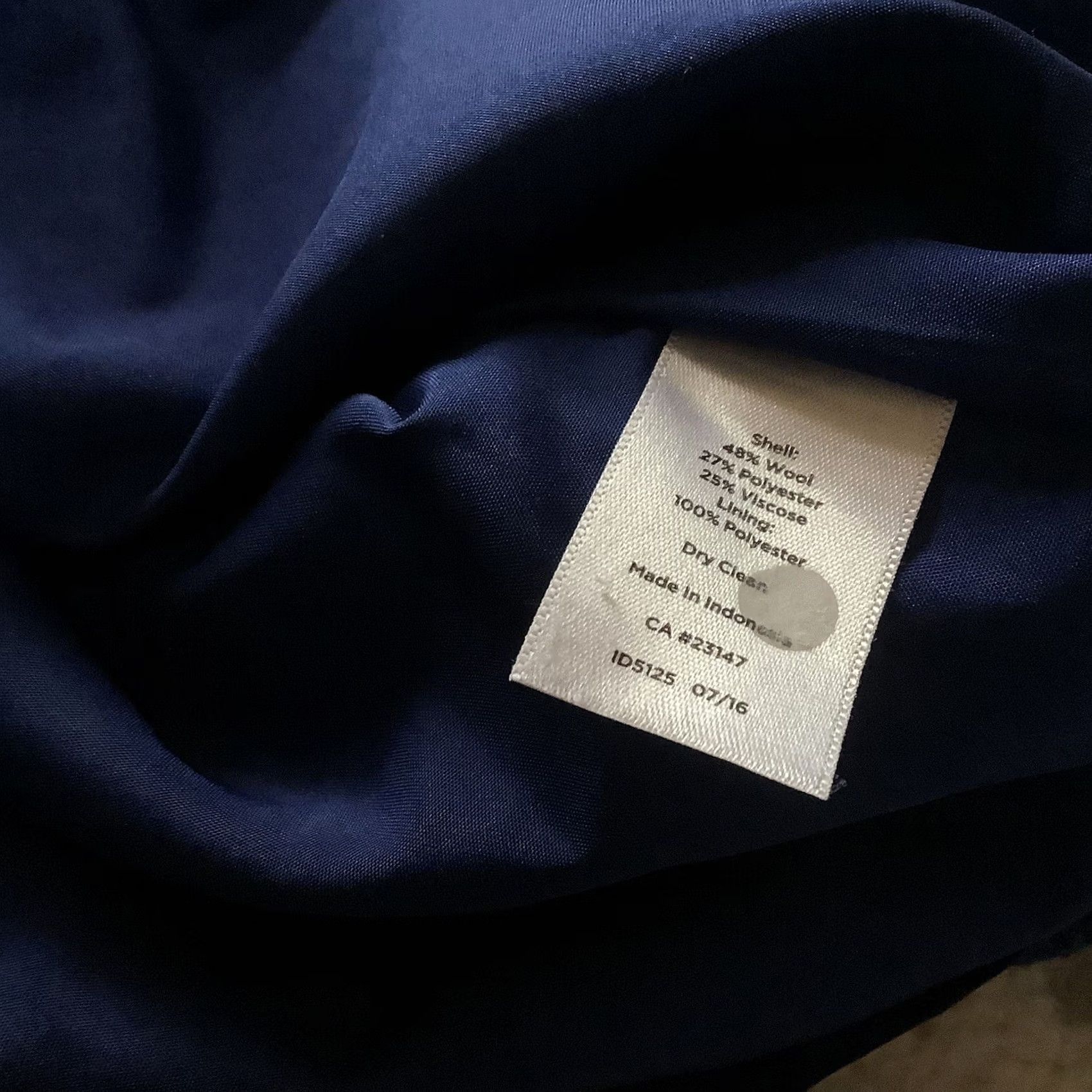 Talbots Talbots Skirt Womens Size 2 Pencil Straight Wool Blue Zip Career Classic Dry Clean Only Regular Short Lined Womens Size 26" / US 2 / IT 38 - 6 Thumbnail