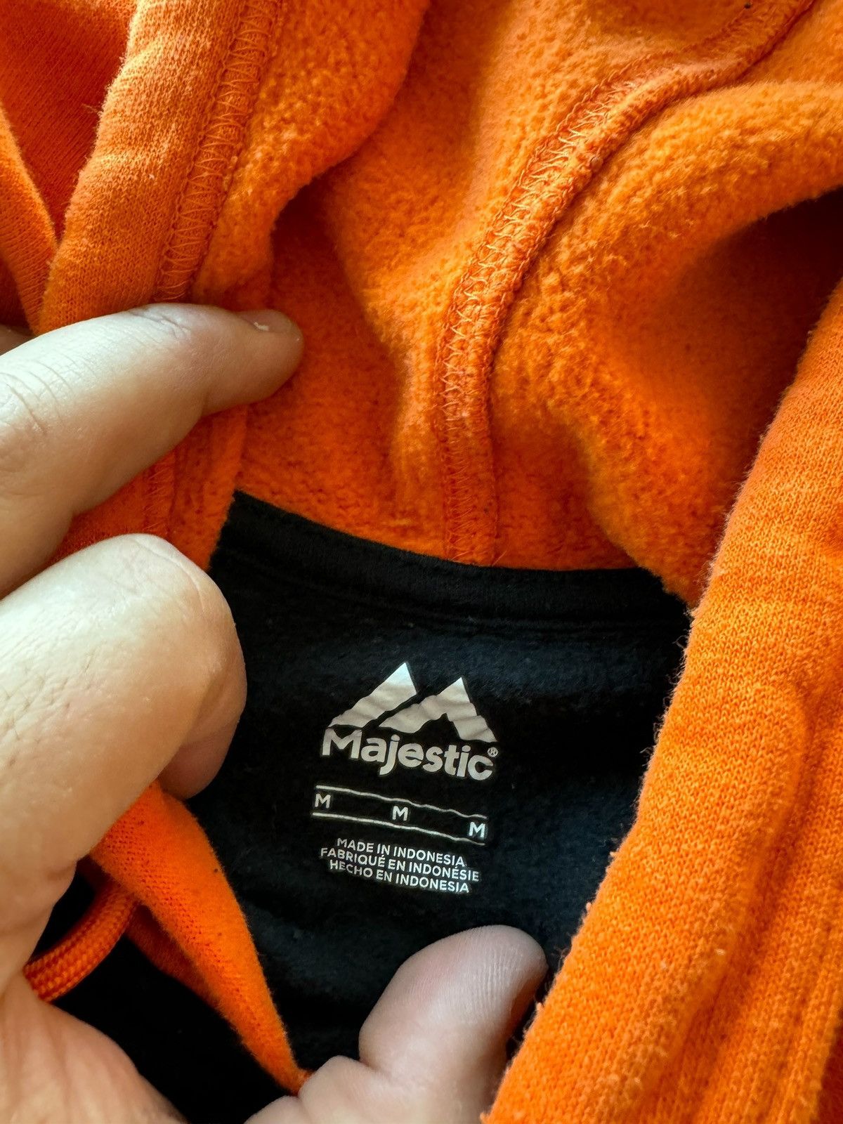MLB × Majestic Retro San Francisco Giants Big Logo Embroidered Hoodie Size US M / EU 48-50 / 2 - 3 Thumbnail