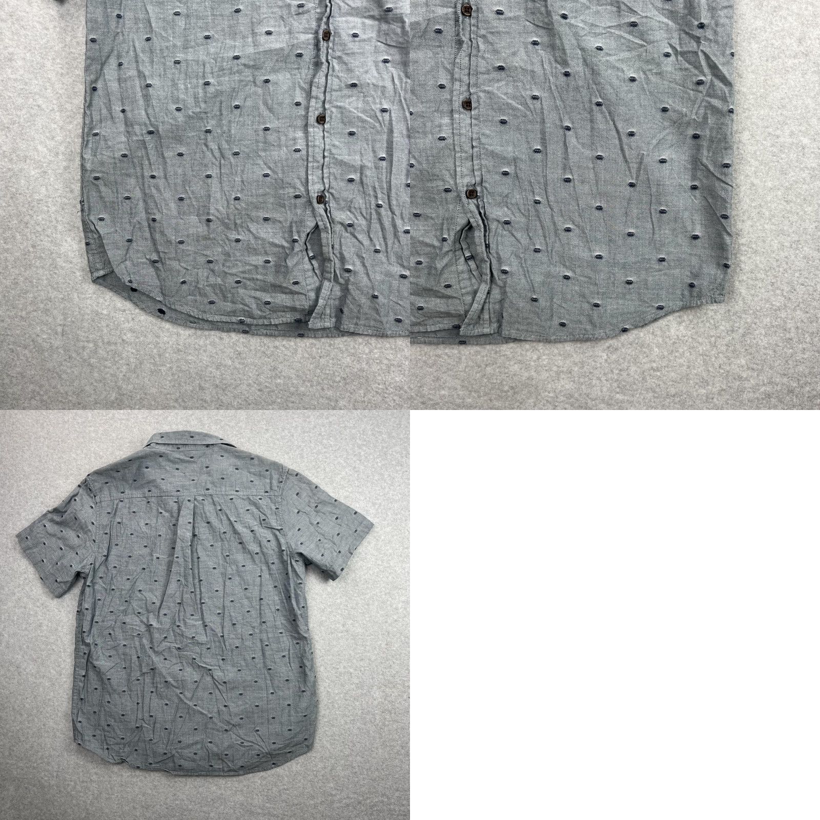 Katin Katin Shirt Mens M Gray Short Sleeve Button Up Casual Preppy Adult Size US M / EU 48-50 / 2 - 8 Thumbnail