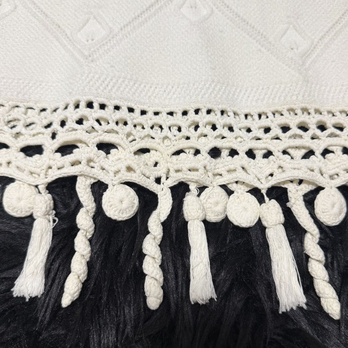 Chanel Genuine Chanel matelassé crochet decoration knit dress 36 Size XS / US 0-2 / IT 36-38 - 14 Thumbnail