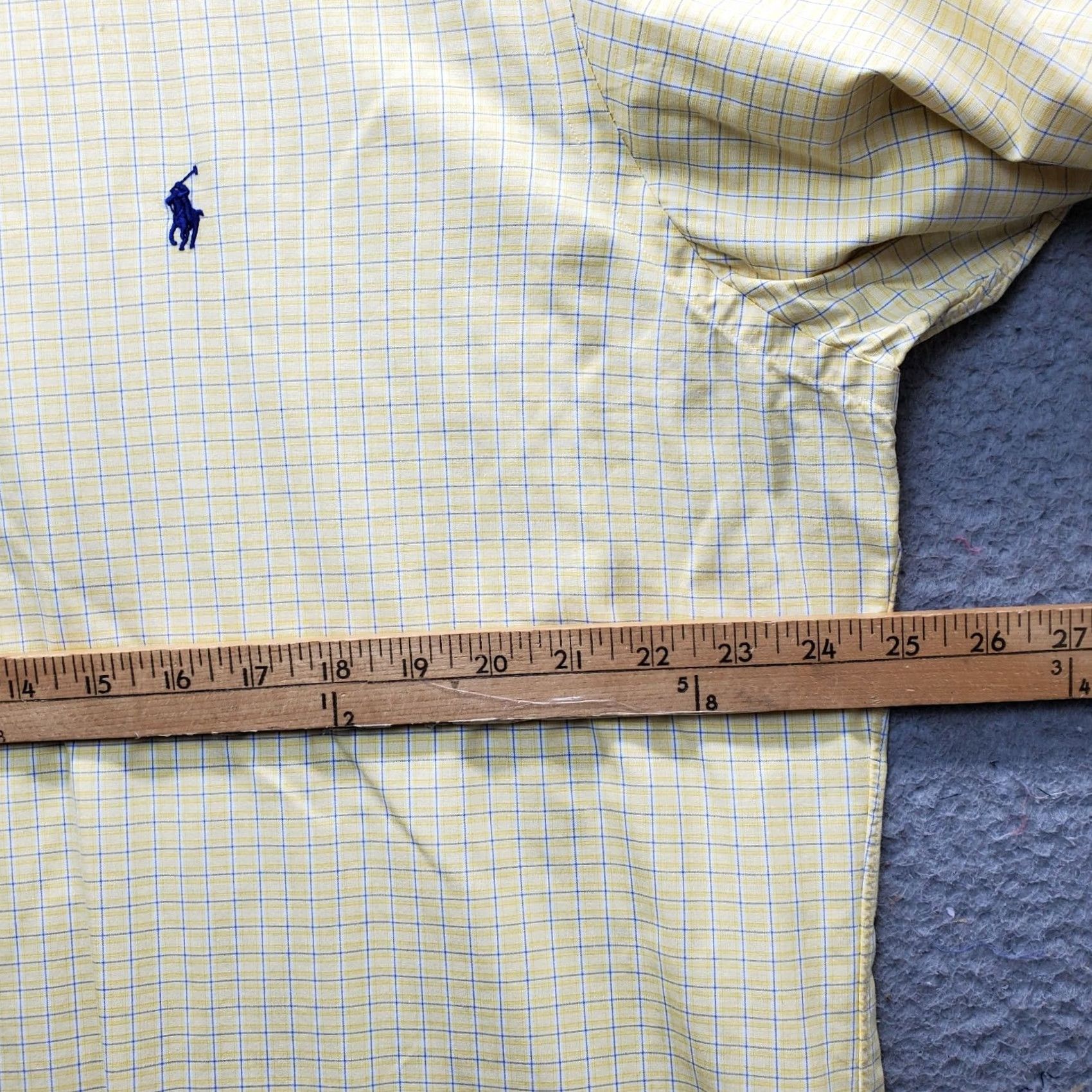 Ralph Lauren VINTAGE Ralph Lauren Dress Shirt Mens 17.5 Multi Custom Fit Pony Logo Button Down Shirt Mens XS-3XL Size 48R - 3 Thumbnail