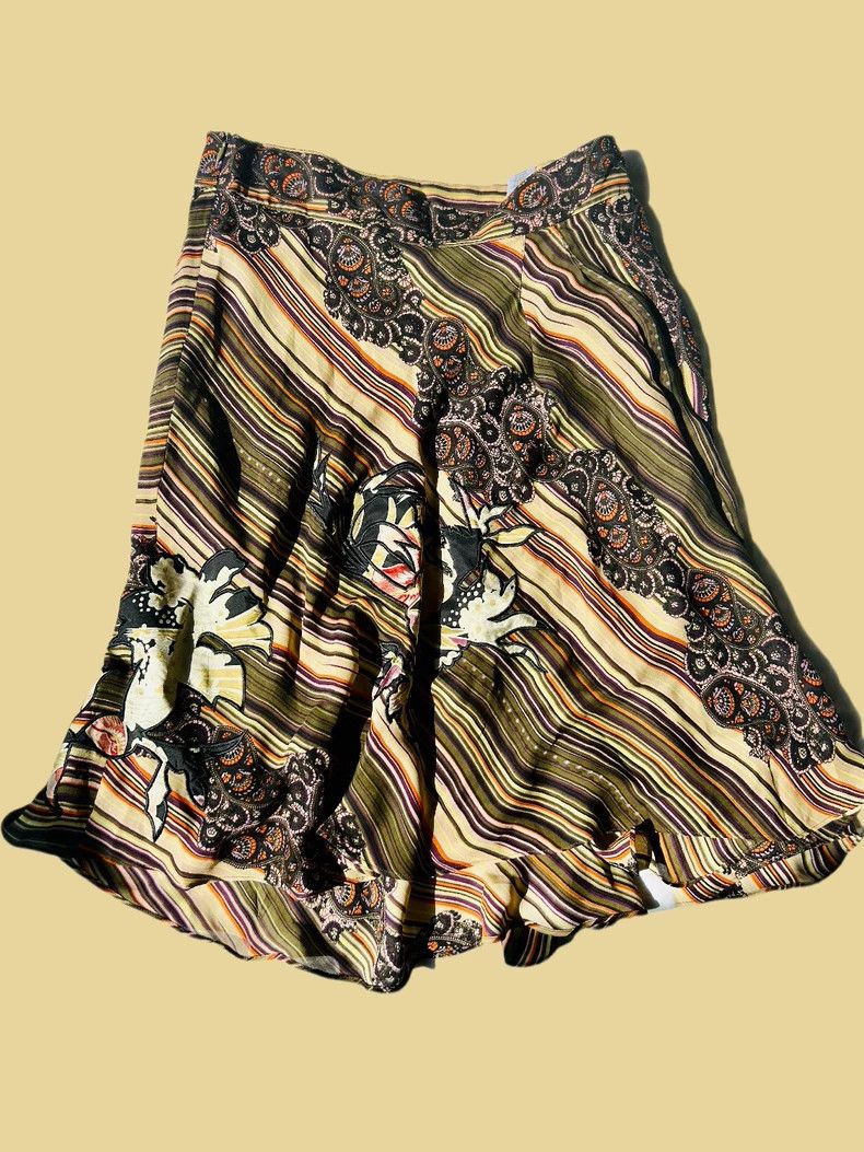 Kenzo KENZO Silk embroidered skirt Size 25" / US 0 / IT 36 - 1 Thumbnail