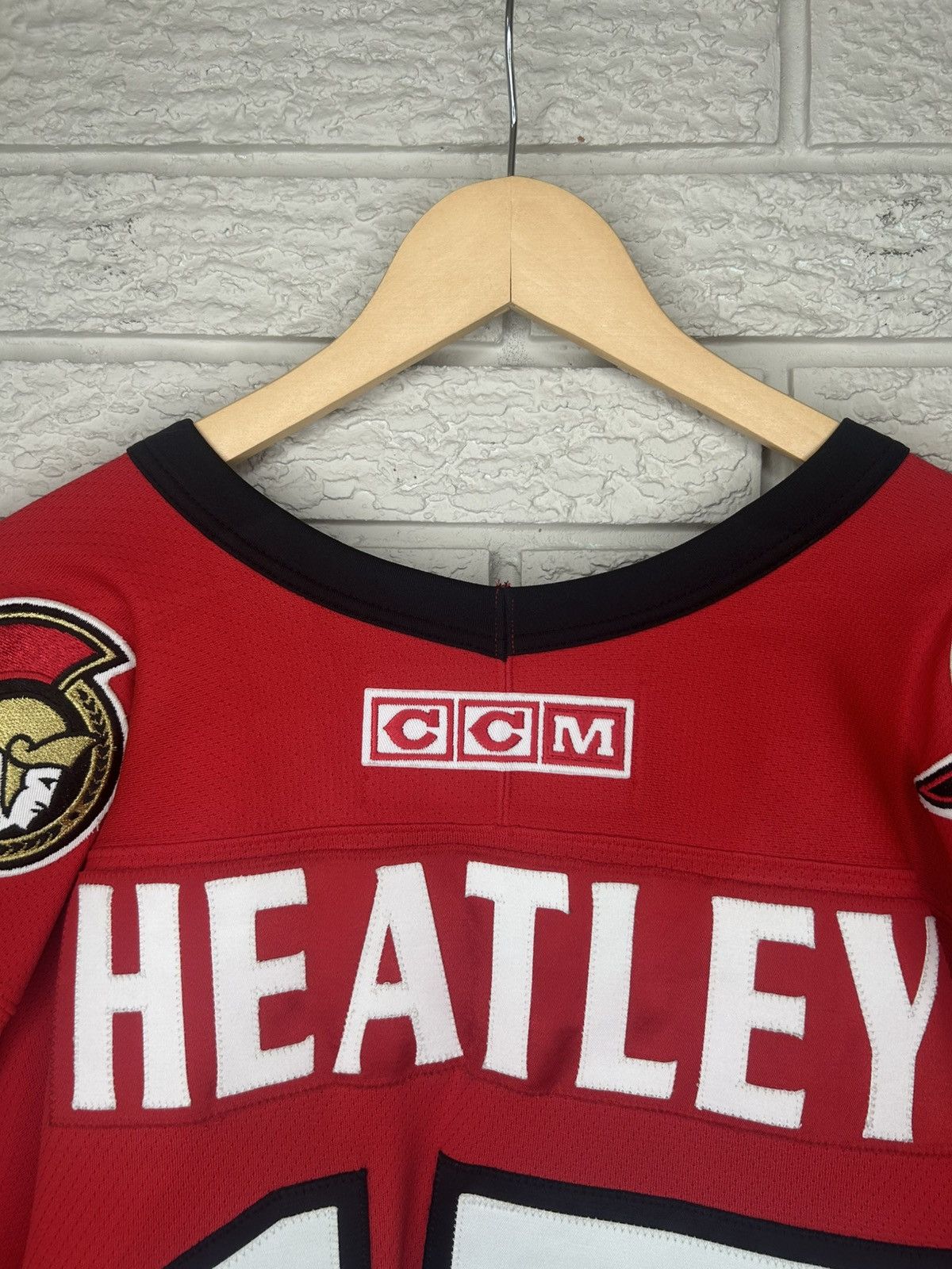 Ccm Vintage CCM Ottawa Senators Dany Heatley NHL Jersey Size US L / EU 52-54 / 3 - 14 Thumbnail