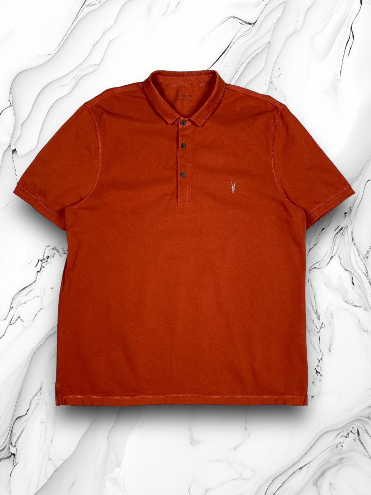 Allsaints Allsaints Designer Luxury Polo Shirt Size US XXL / EU 58 / 5 - 1 Thumbnail