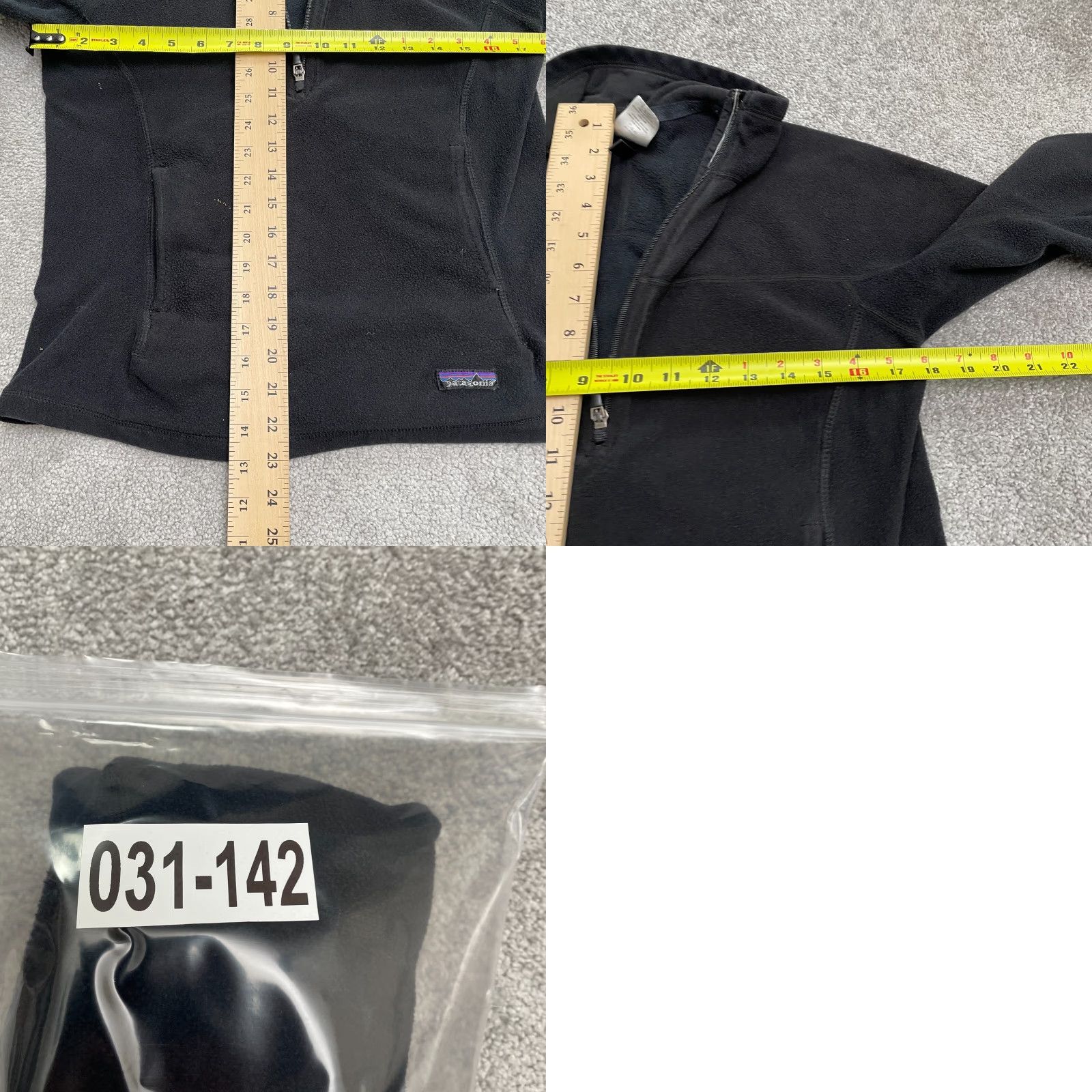Patagonia VINTAGE Patagonia Jacket Womens M Black 1/2 Zip Fleece Synchilla Outdoor Classic Outdoor Mid-Length Casual Size M / US 6-8 / IT 42-44 - 10 Thumbnail