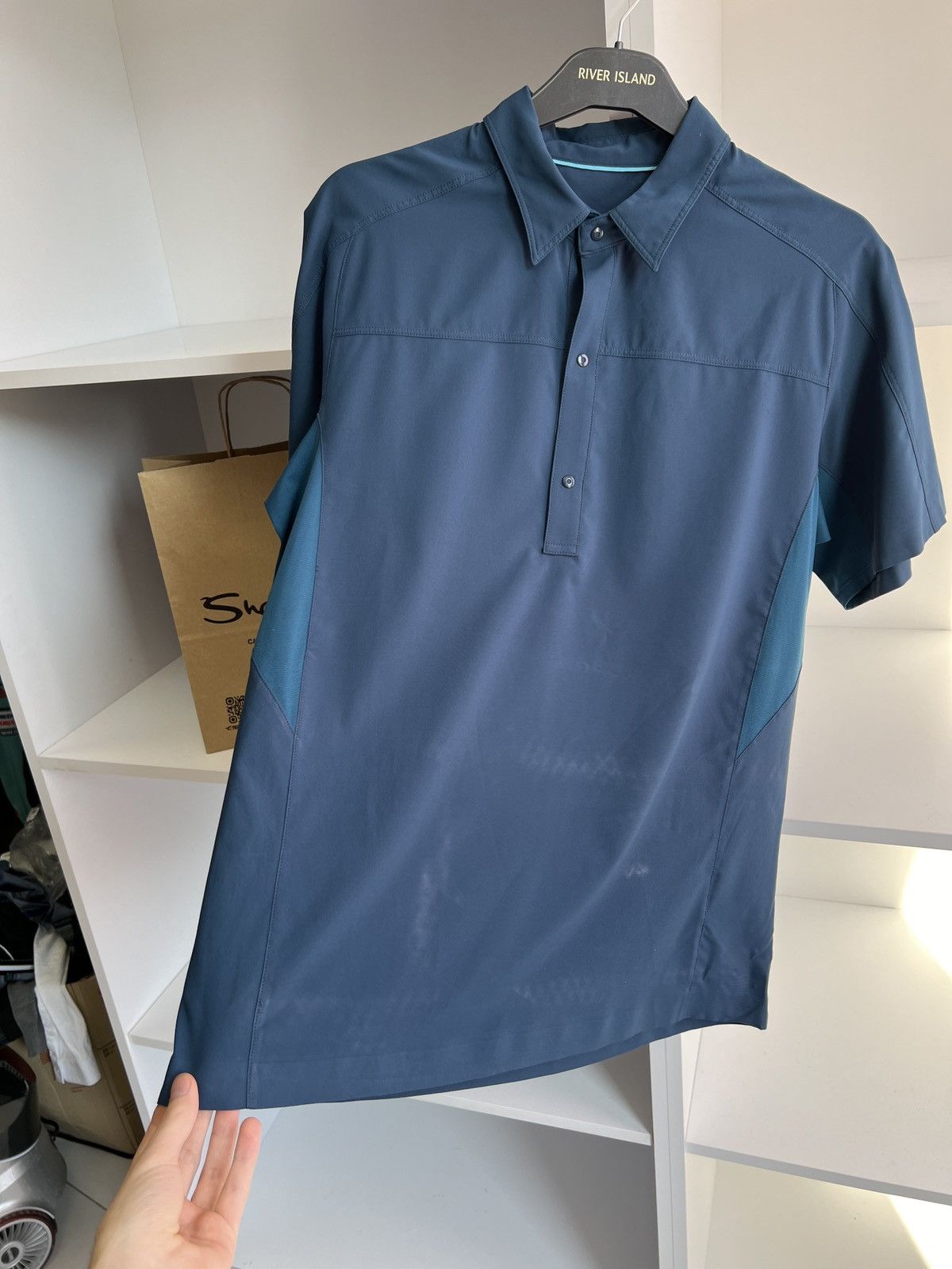 Arc'teryx × Vintage Vintage Arc'teryx Blue tee Size US S / EU 44-46 / 1 - 7 Thumbnail
