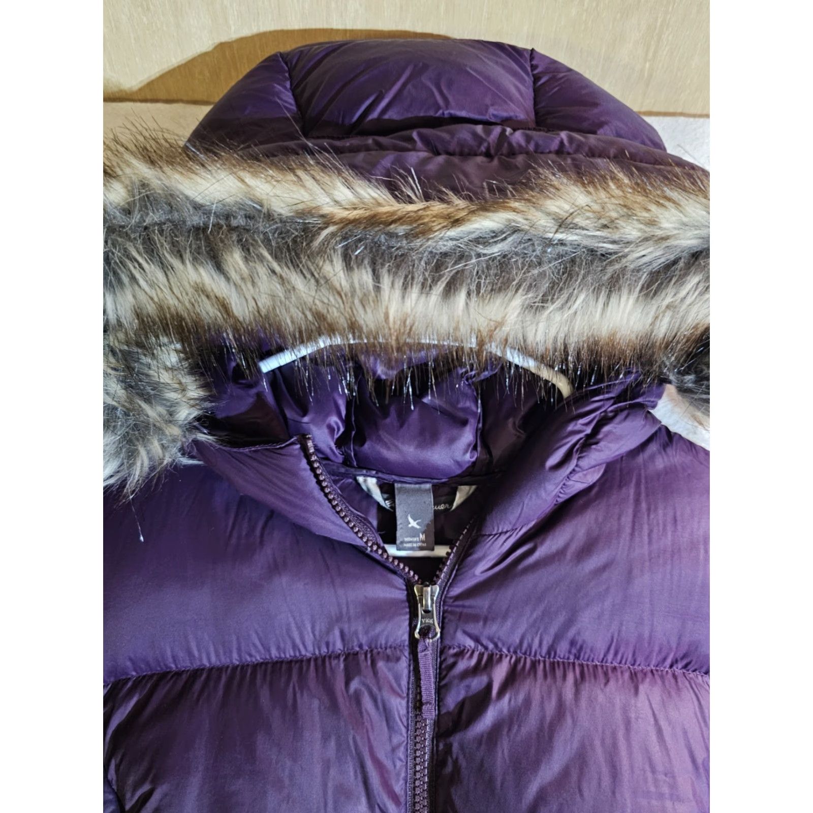 Eddie Bauer VINTAGE Eddie Bauer Parka Jacket Women Medium Fur Lined Goose Down Puffer Coat 90s Outdoor Size M / US 6-8 / IT 42-44 - 3 Thumbnail