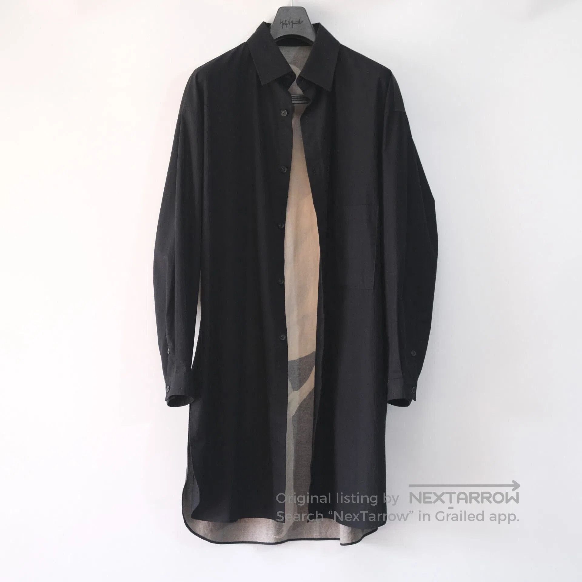 Yohji Yamamoto Yohji Yamamoto Black Cradle Shirt. Size S / US 4 / IT 40 - 3 Thumbnail