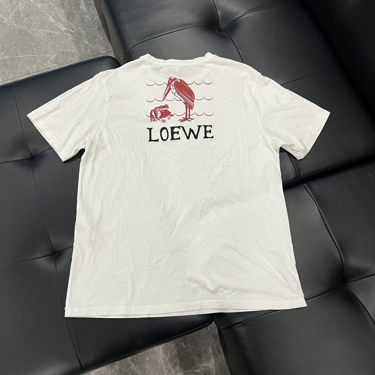 Loewe Loewe Frog & Bird Embroidered Back Logo T-Shirt Size US XL / EU 56 / 4 - 2 Thumbnail
