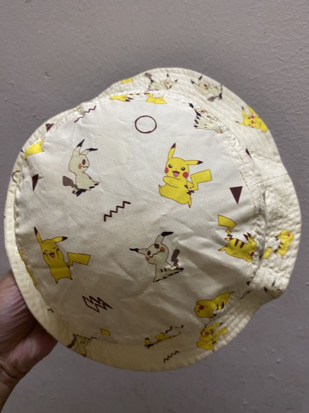 Pokemon × Vintage Pokémon Pikachu Overprint Bucket Hat Size ONE SIZE - 3 Thumbnail