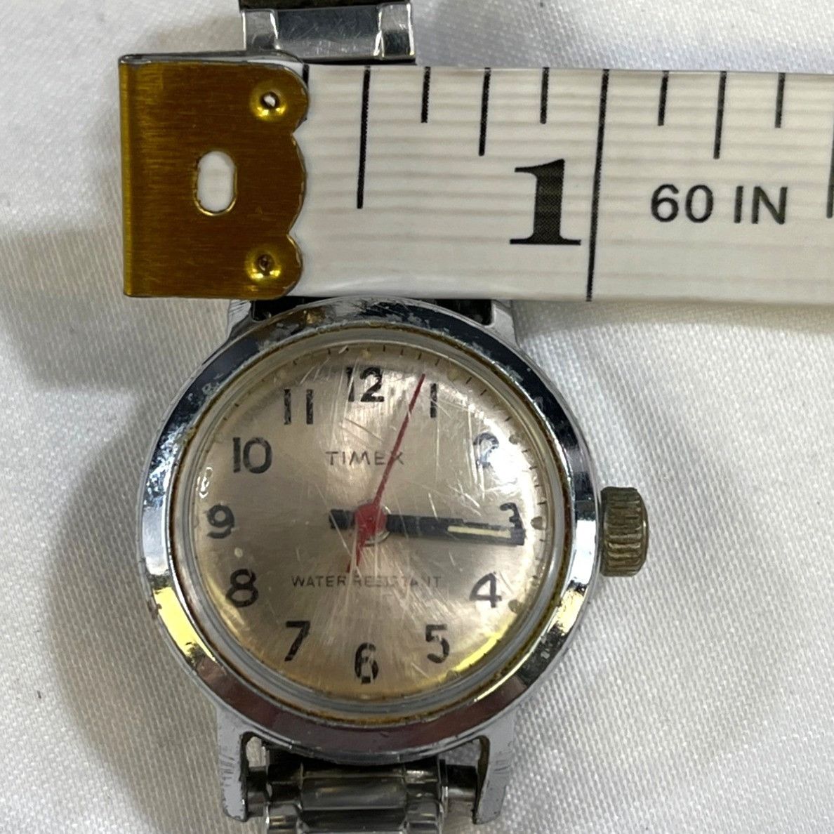 Timex Vintage Timex Women's Silver Water Resistant Watch SKU 5392 Size ONE SIZE - 6 Thumbnail
