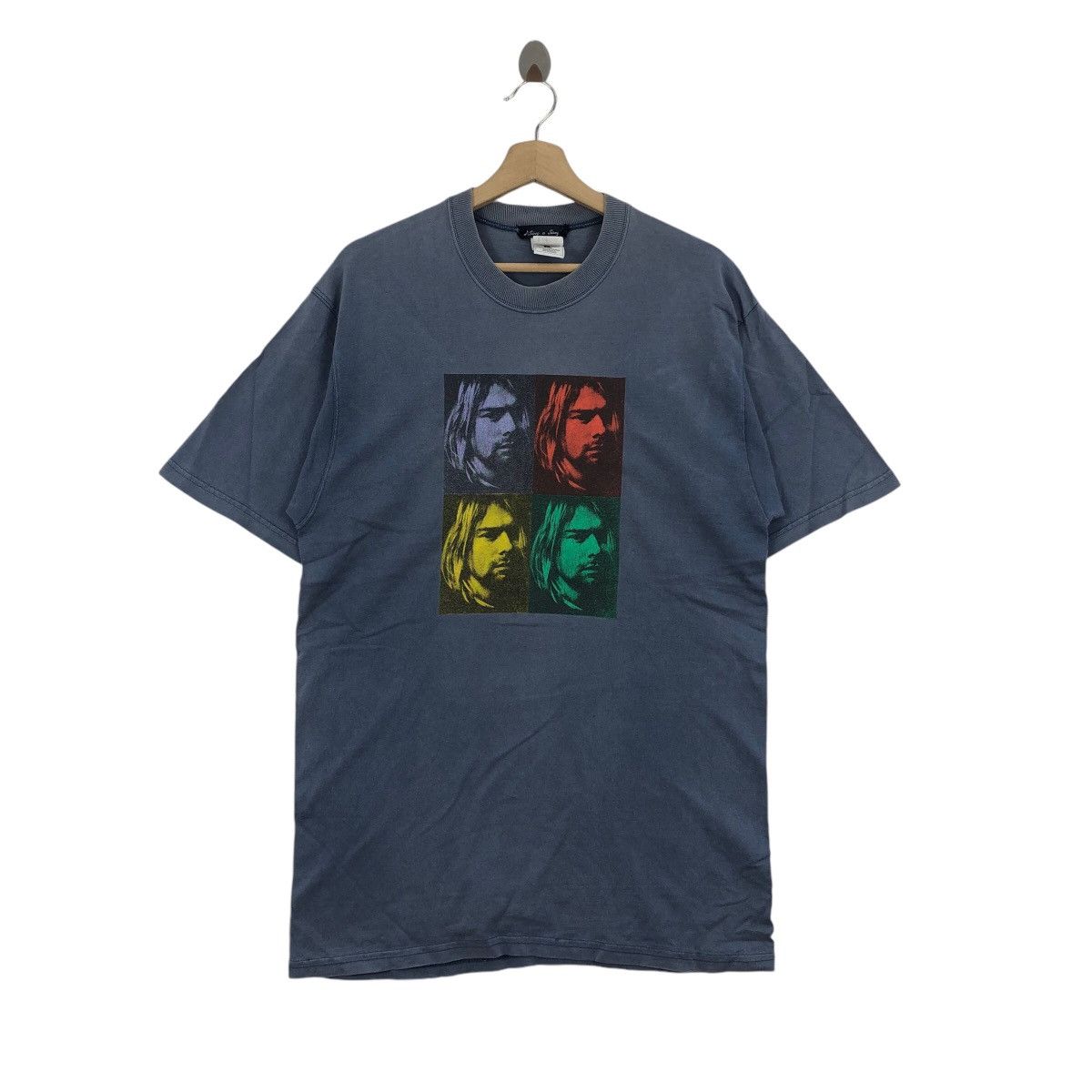 Band Tees Vintage KURT COBAIN Nevermind Andy Warhol Tee Shirt Nirvana Size US M / EU 48-50 / 2 - 1 Thumbnail