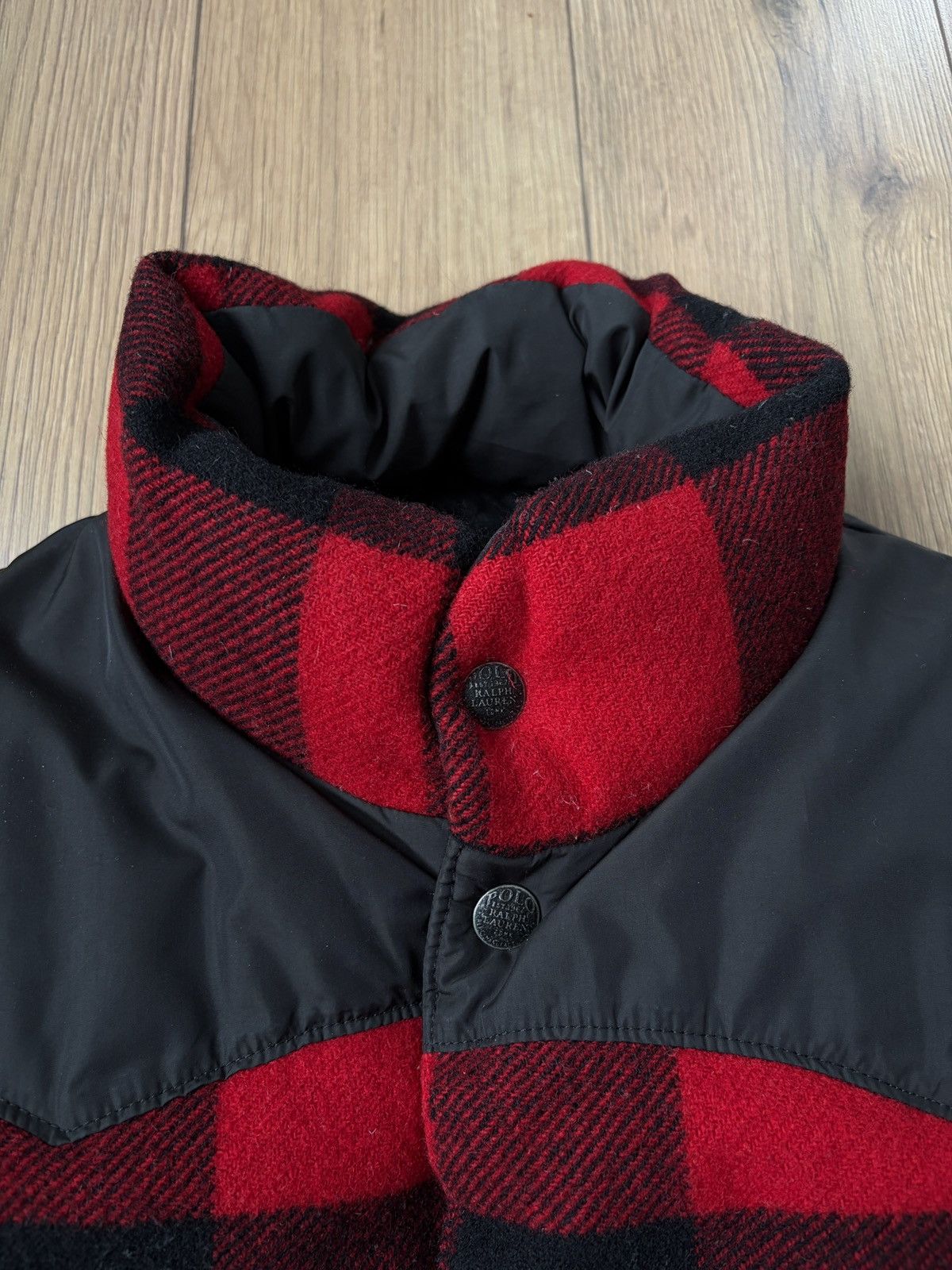 Polo Ralph Lauren Polo Ralph Lauren Buffalo Wool Check Down Reversible Vest Size US L / EU 52-54 / 3 - 4 Thumbnail