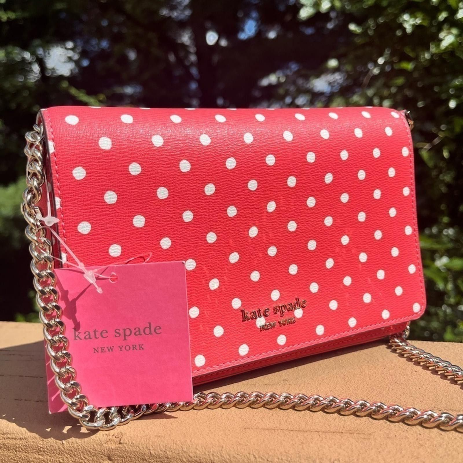 Kate Spade Kate Spade Polka Dot Crossbody With Removable Stripe NWT Size ONE SIZE - 1 Thumbnail
