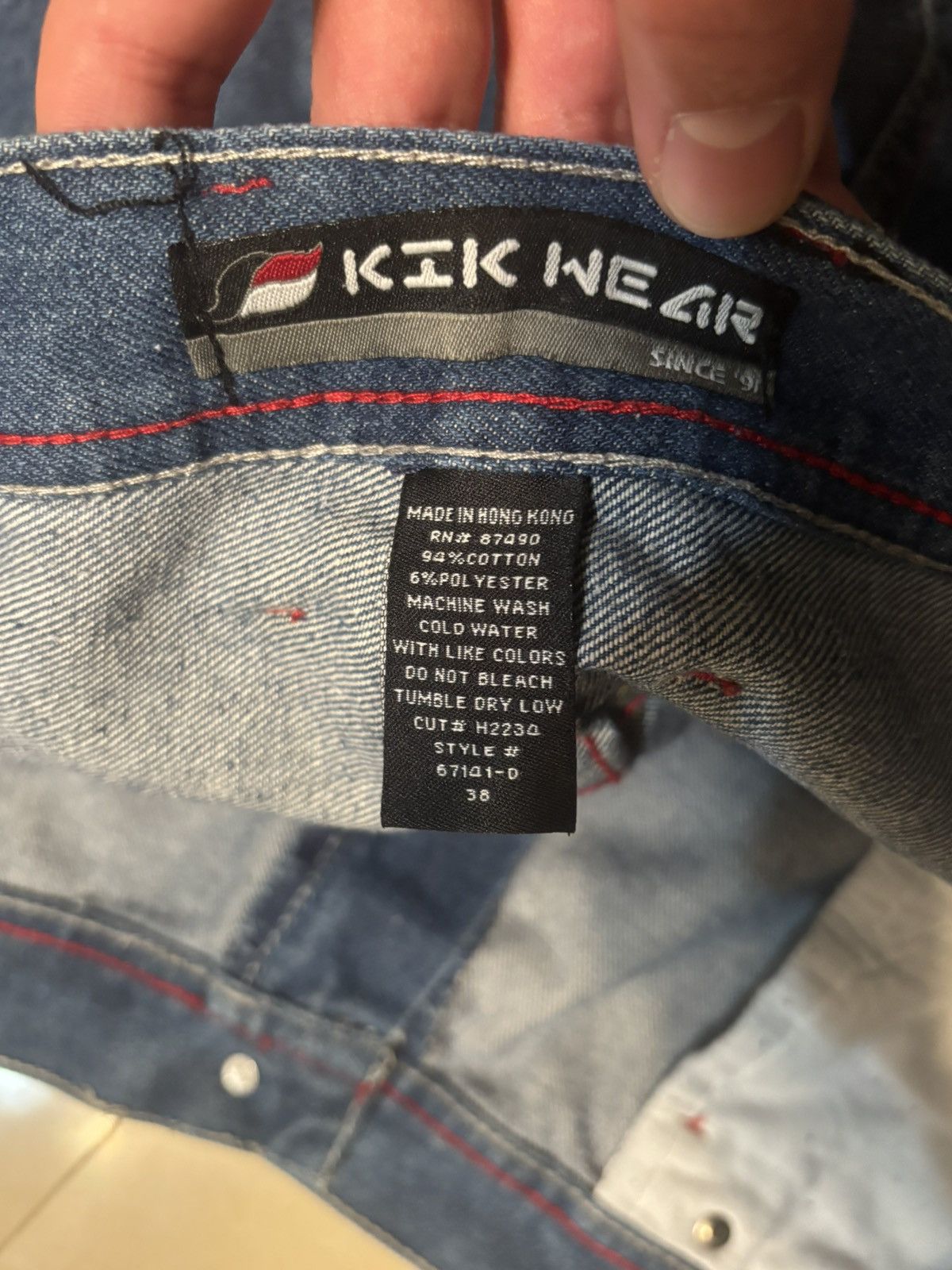 JNCO × Vintage Kikwear Jeans Size US 38 / EU 54 - 4 Thumbnail