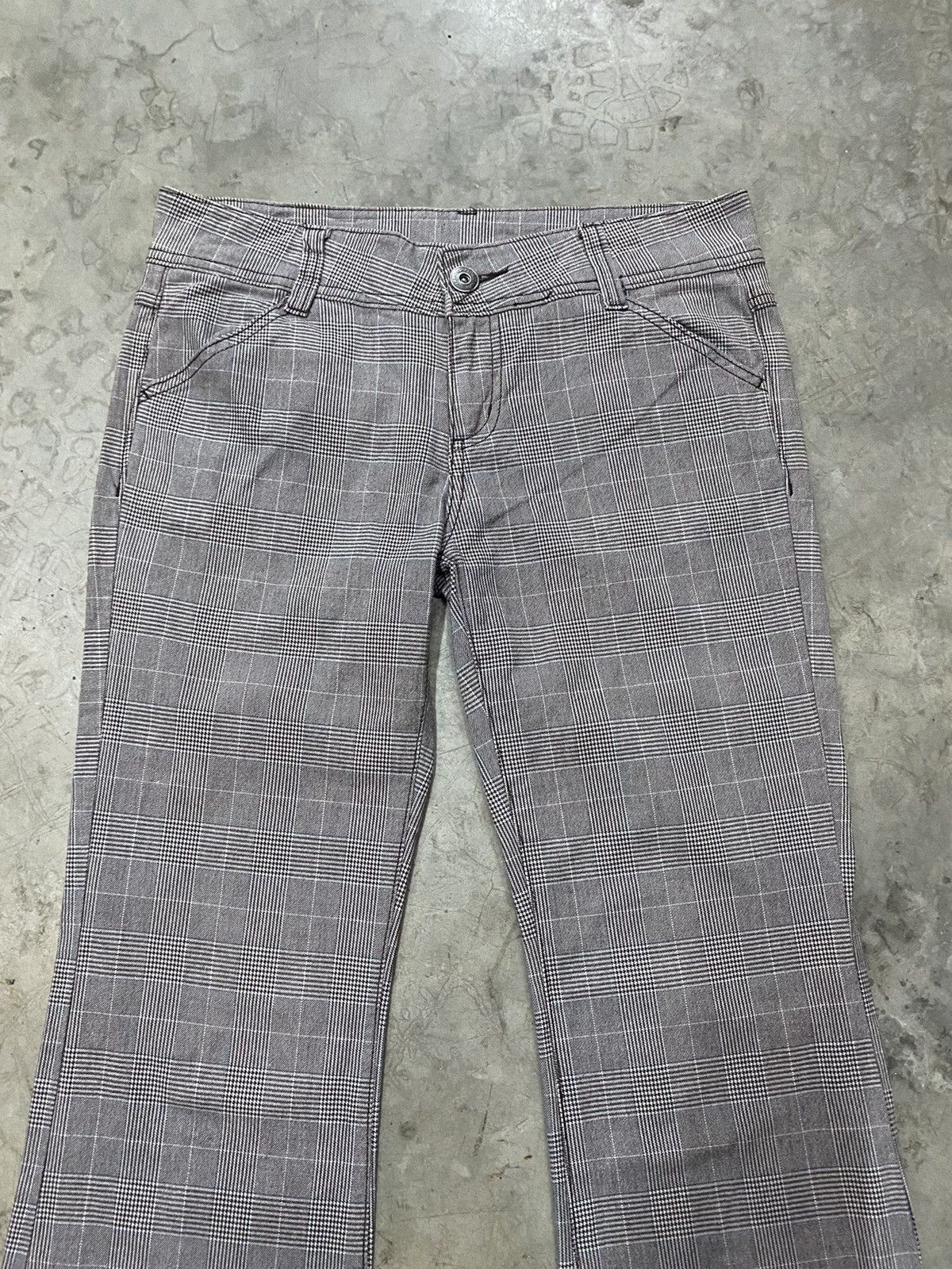 Japanese Brand Japanese Checkered Flare Gothic Stretchable 121 Size US 32 / EU 48 - 4 Thumbnail