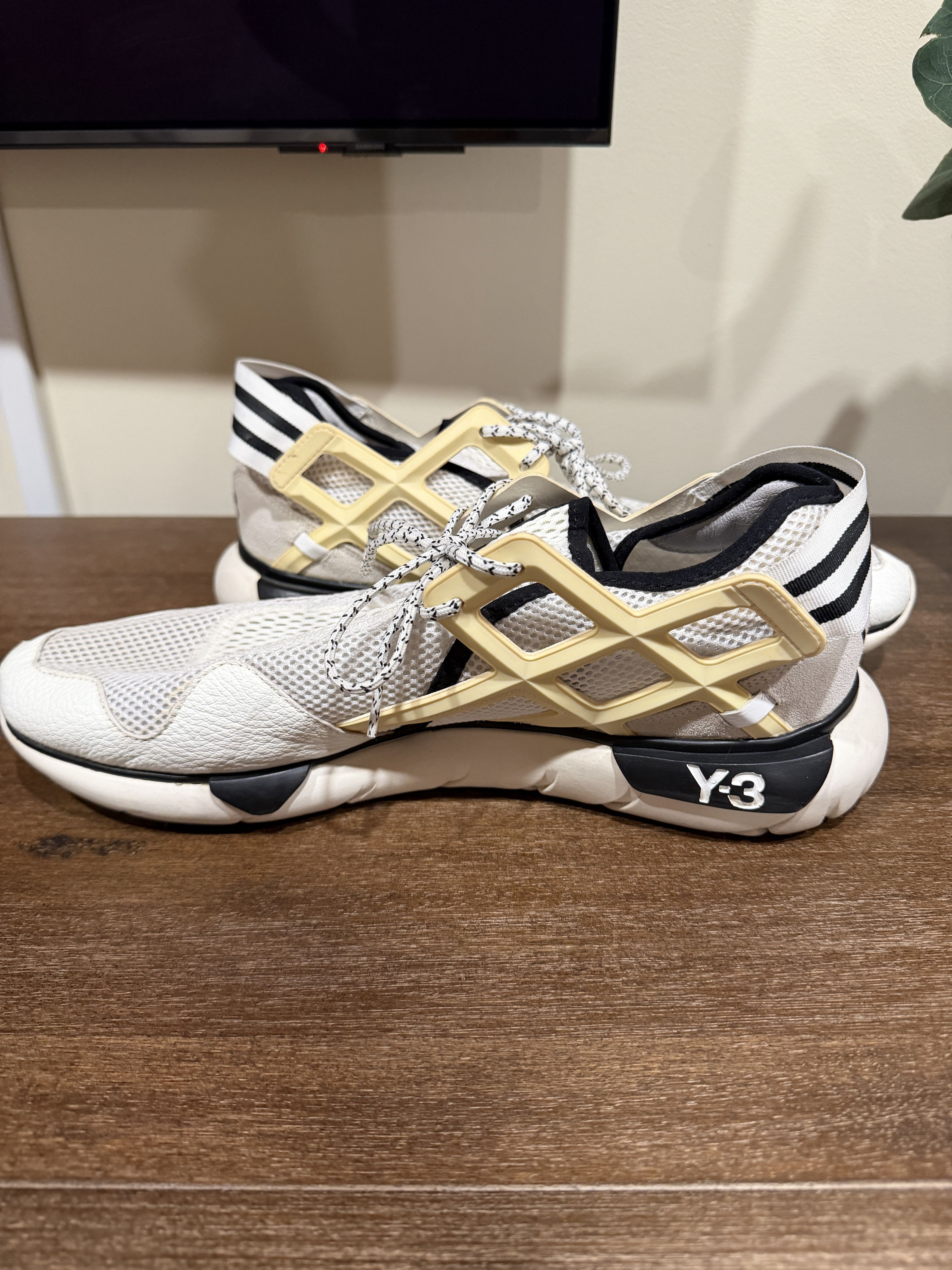Y-3 Y-3 Adidas Low Top White Sneaker Size 11 Size US 11 / EU 44 - 5 Thumbnail