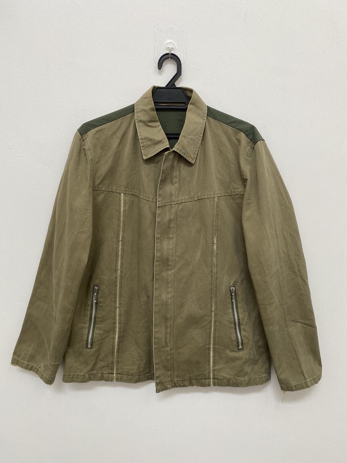 image of Junya Watanabe x Ppfm Japan Brand Ppfm Utility Jacket Us Army Design in Green Olive (Size Medium)