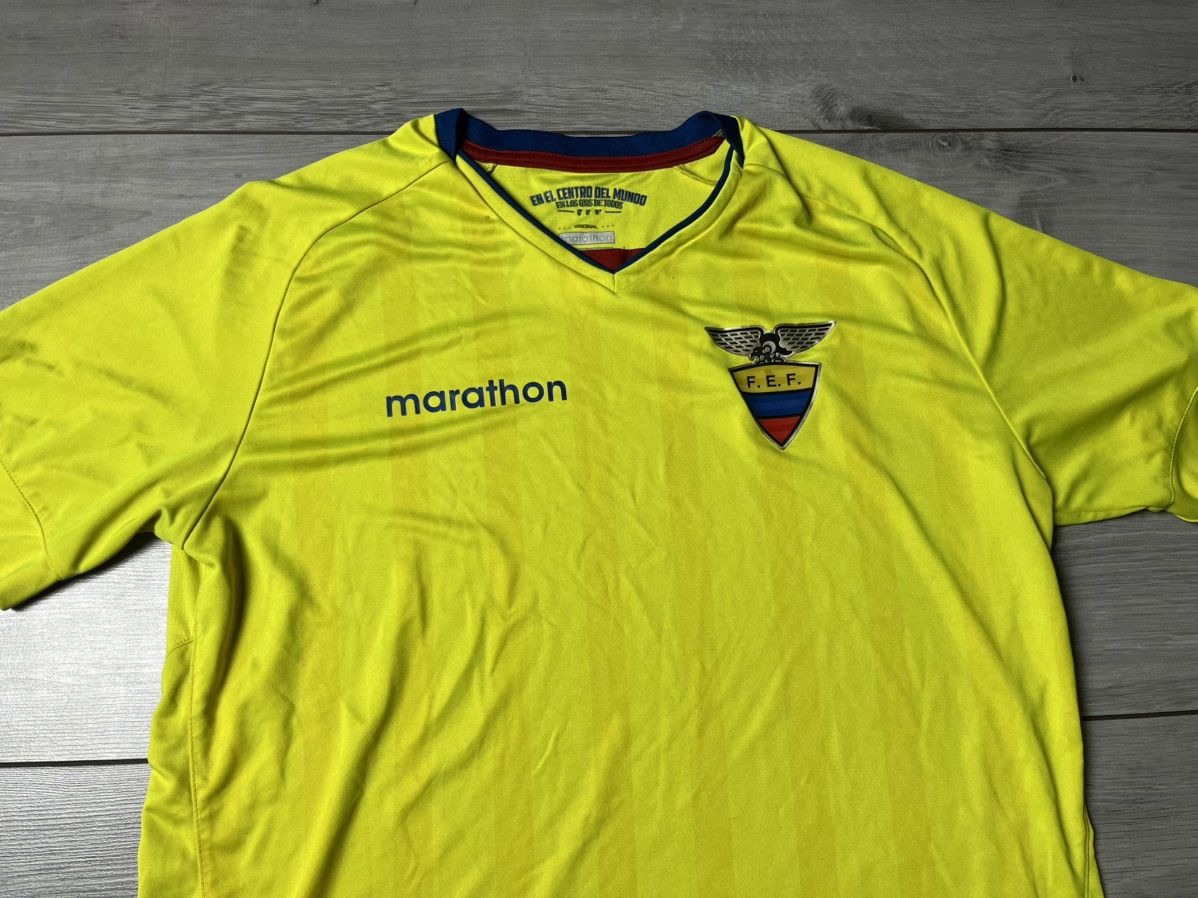 Other ECUADOR 2017 home shirt Marathon soccer jersey World Cup Size US XL / EU 56 / 4 - 3 Thumbnail