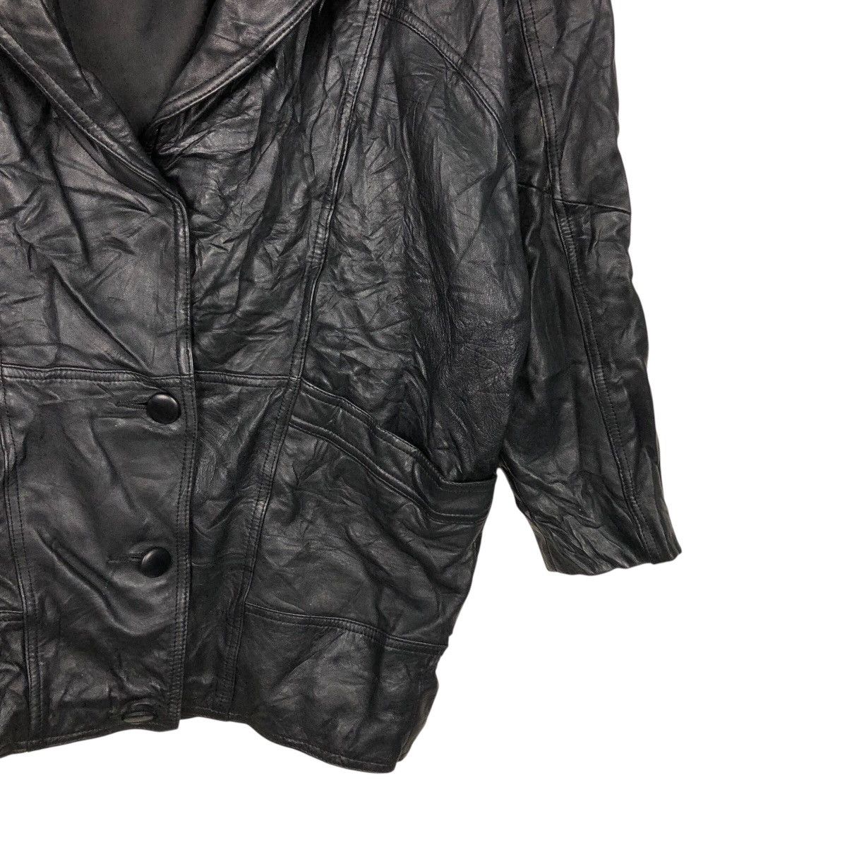 Japanese Brand 📌Vintage Chore Leather Jacket Elcoint Issey Miyake Size US M / EU 48-50 / 2 - 6 Thumbnail