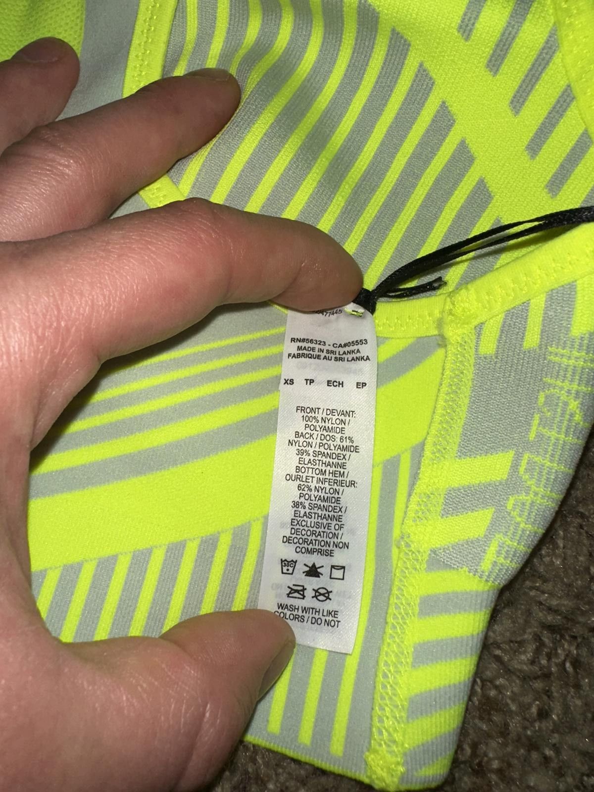 Nike Nike Women FE/NOM Volt Flyknit High Support Sports Bra Size ONE SIZE - 7 Thumbnail