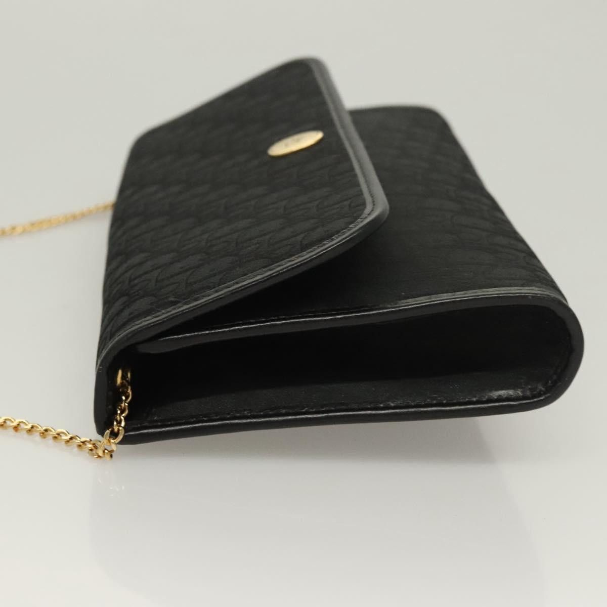 Dior DIOR Trotter Canvas Chain Shoulder Bag Black Gold Size ONE SIZE - 5 Thumbnail