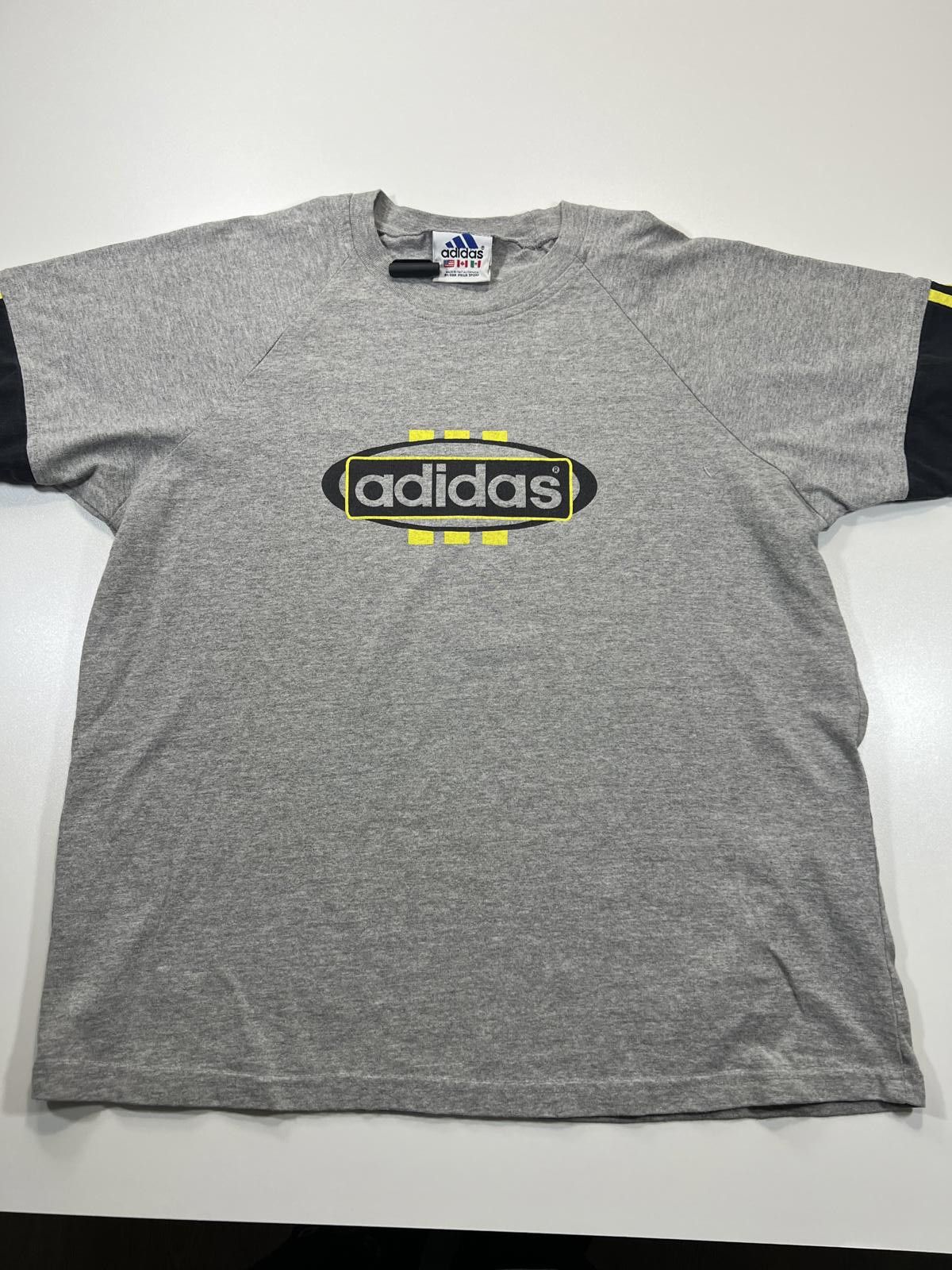 Adidas Adidas Men's Grey Short Sleeve Activewear T-Shirt Size US L / EU 52-54 / 3 - 1 Thumbnail