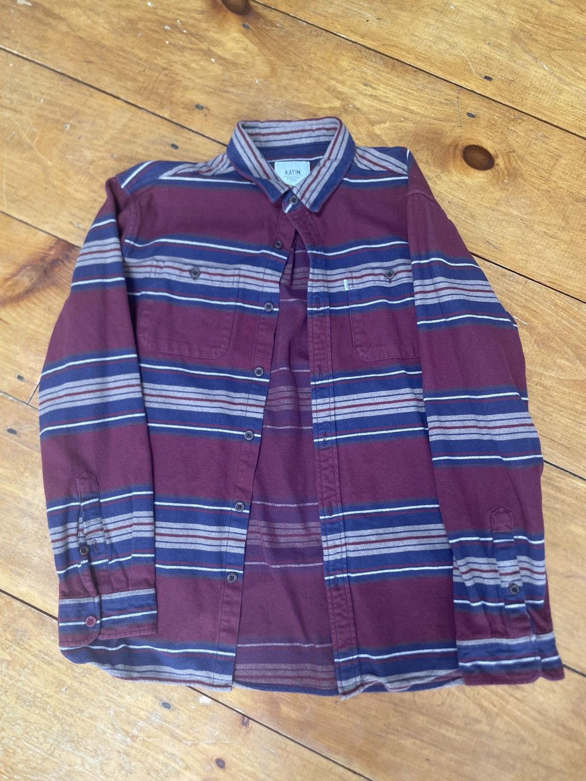 Katin × Katin Usa Patterned Katin Button up size large Size US L / EU 52-54 / 3 - 1 Thumbnail