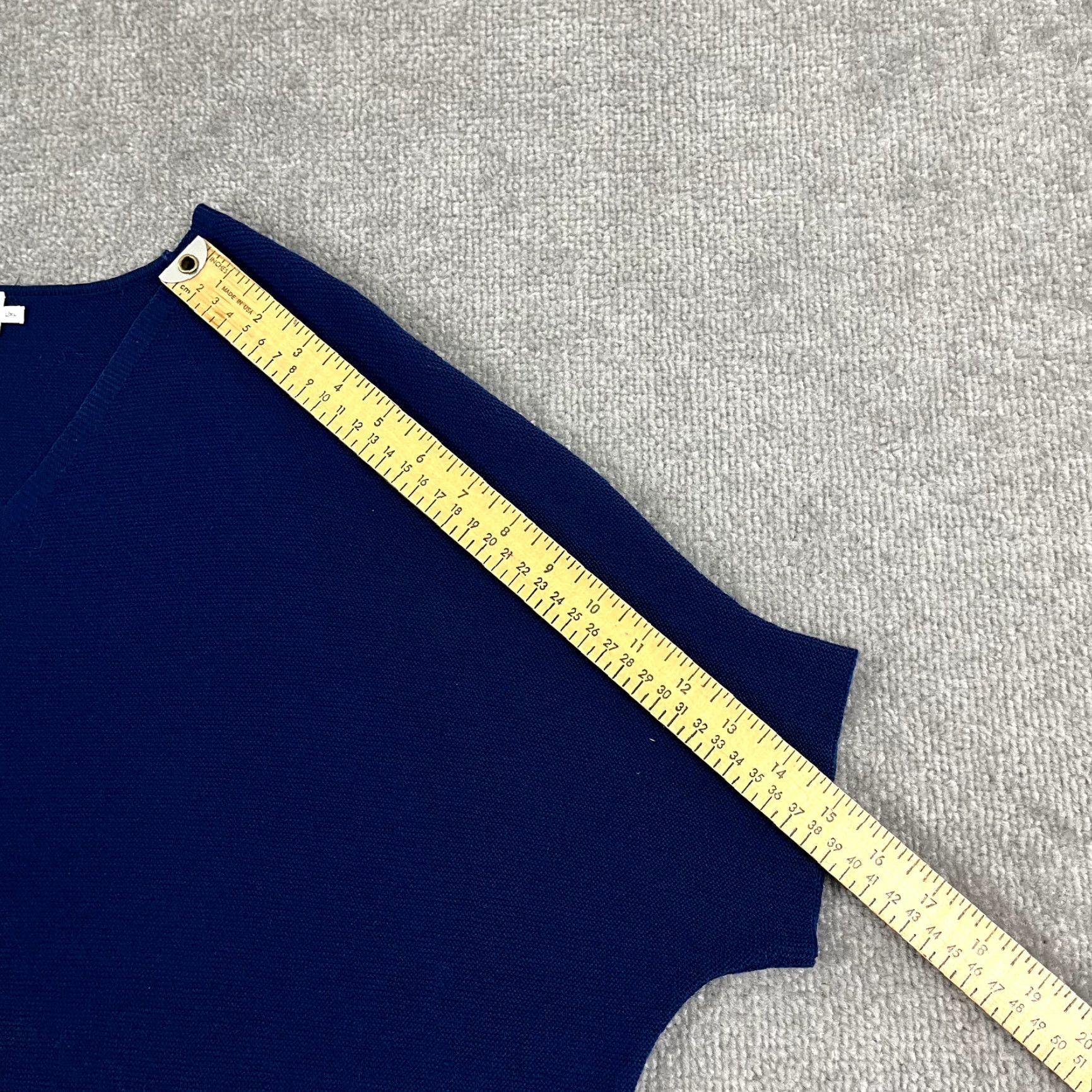 Vintage VINTAGE The Reset R Brand Women's Sweater Knit Pullover L/XL Blue V-Neck Dolman Sleeve Fall Winter Casual Size XL / US 12-14 / IT 48-50 - 5 Thumbnail