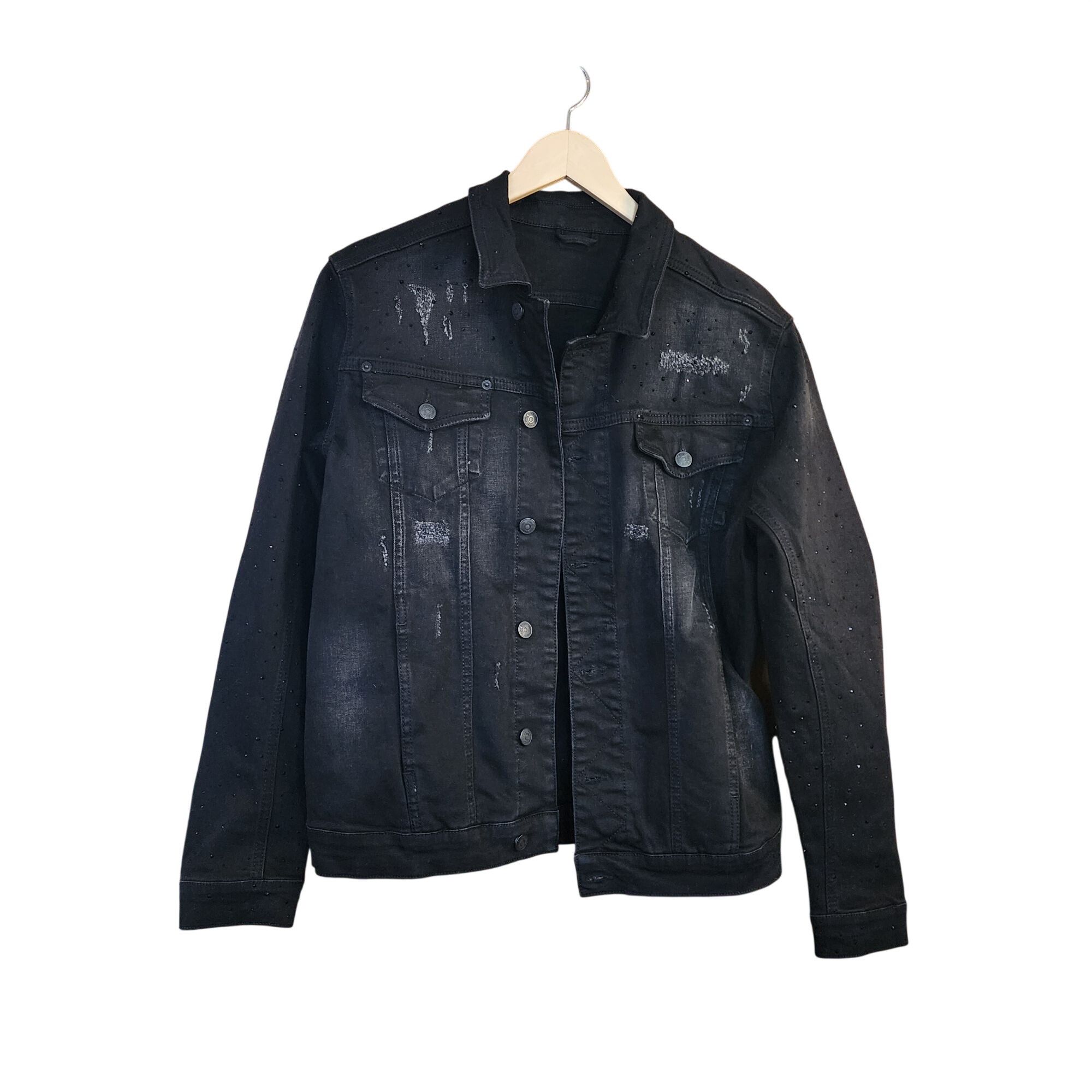 Other 7TH HVN Crystal Stargaze Jet Jean Jacket Black Denim Small C Size US S / EU 44-46 / 1 - 1 Thumbnail