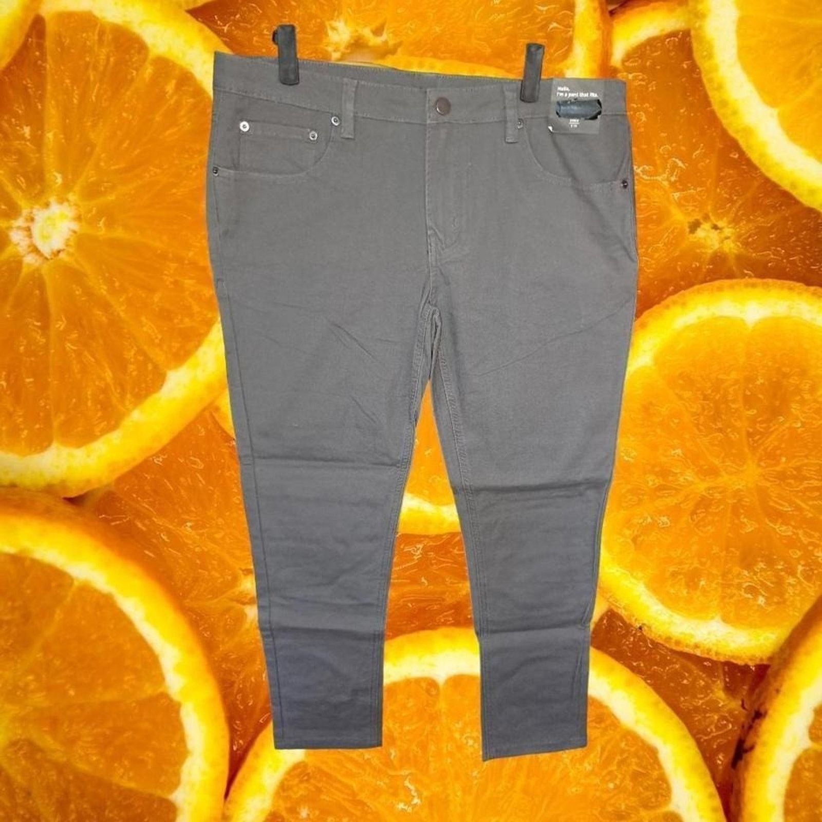 Other Under U-510 Men's Pants, Gray Canvas Trousers Size 36x26 Size US 36 / EU 52 - 2 Thumbnail