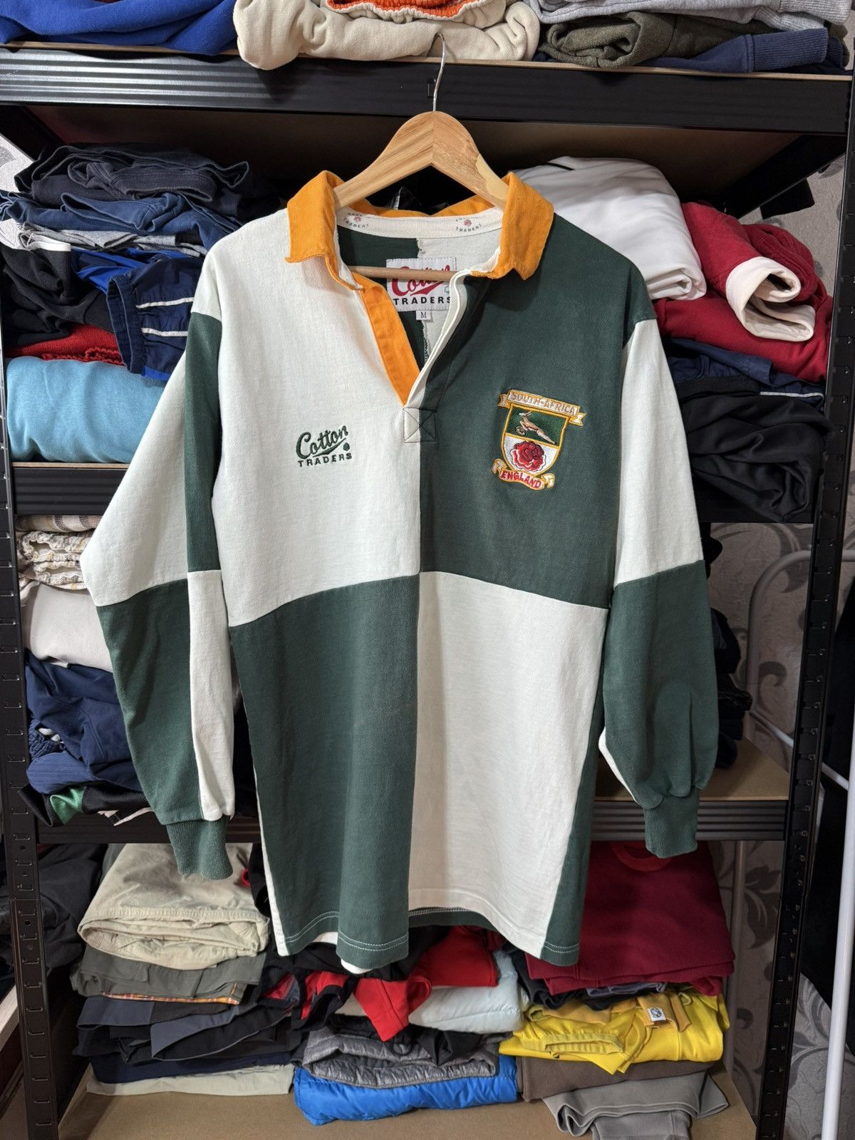 Cotton Traders Vintage Cotton Traders South Africa England Rugby Jersey Size US M / EU 48-50 / 2 - 11 Thumbnail