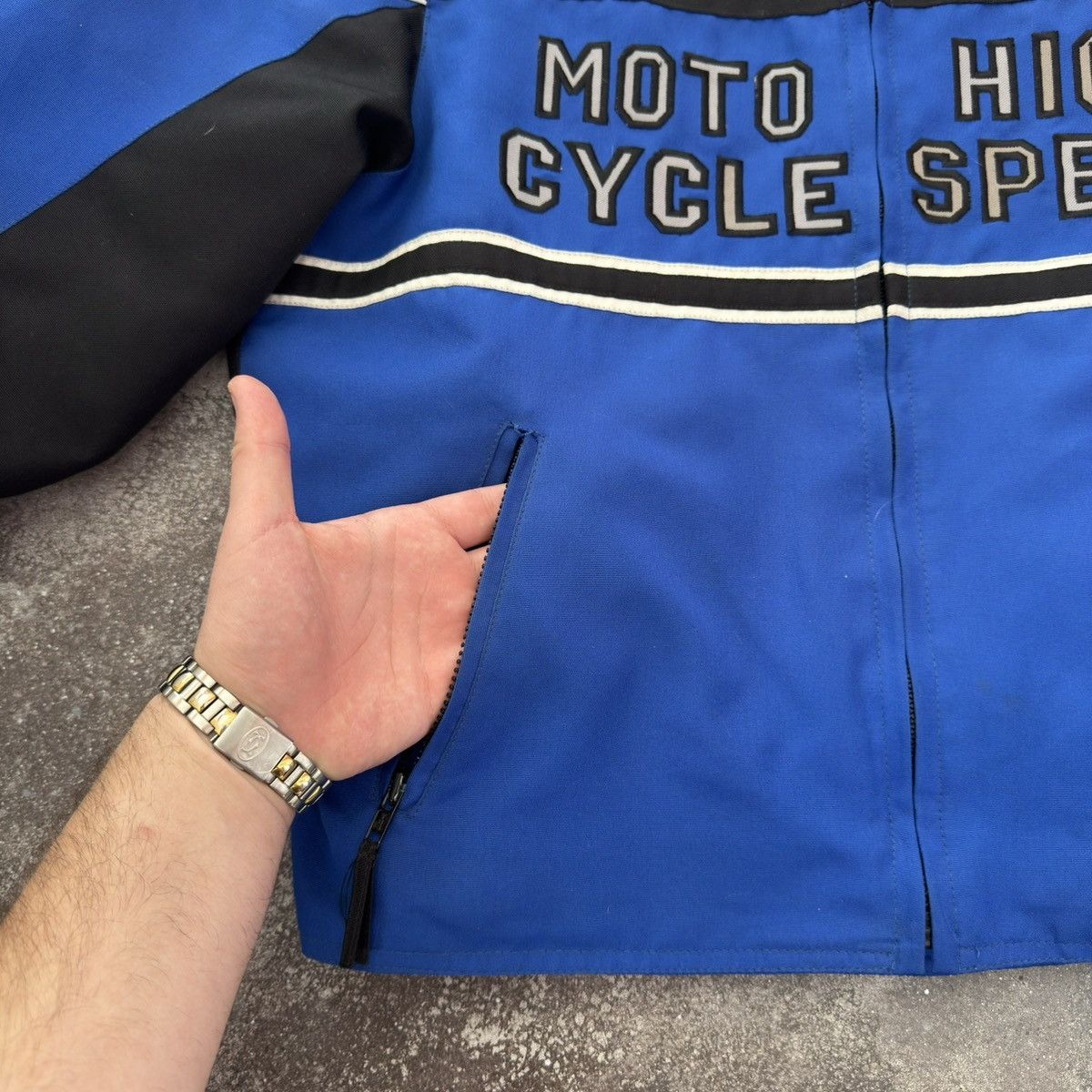 Hysteric Glamour × Vintage Spirit of Biker Vintage Motorcycle Racing Jacket Size US L / EU 52-54 / 3 - 8 Thumbnail