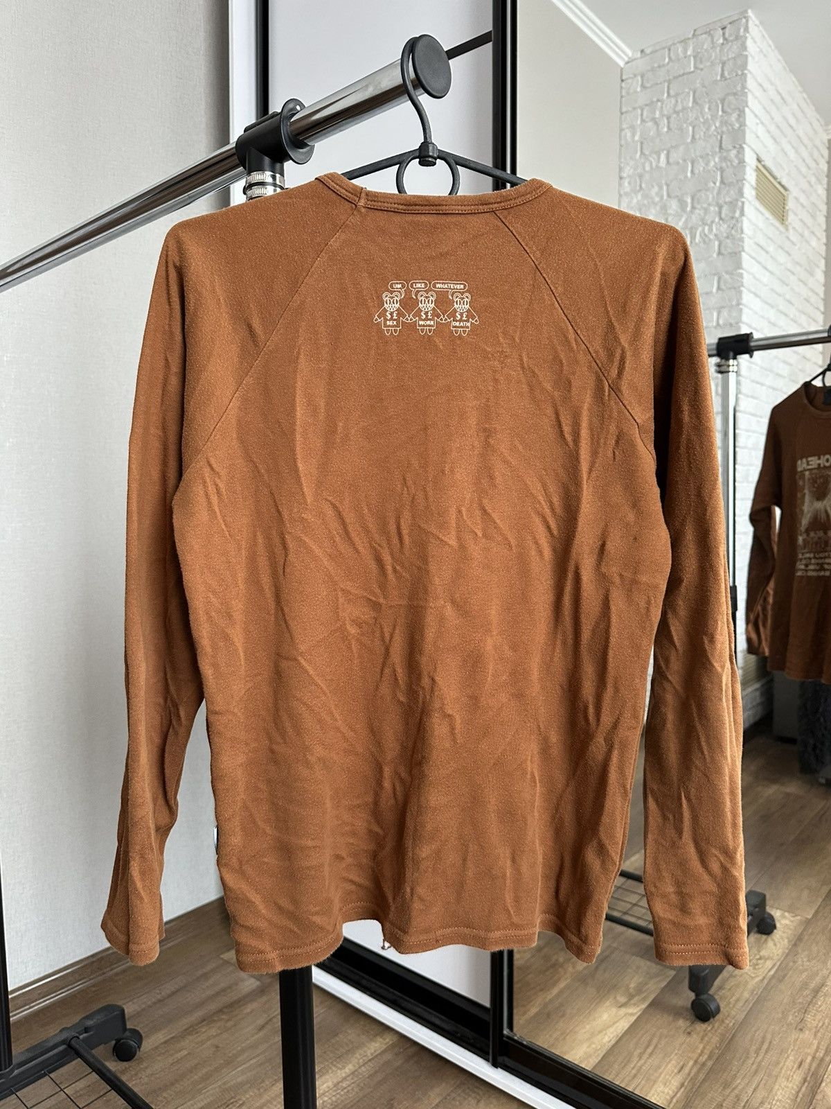 Band Tees 2000 Radiohead Volcano Erupts Vintage Band Long Sleeve Tee Size US S / EU 44-46 / 1 - 6 Thumbnail