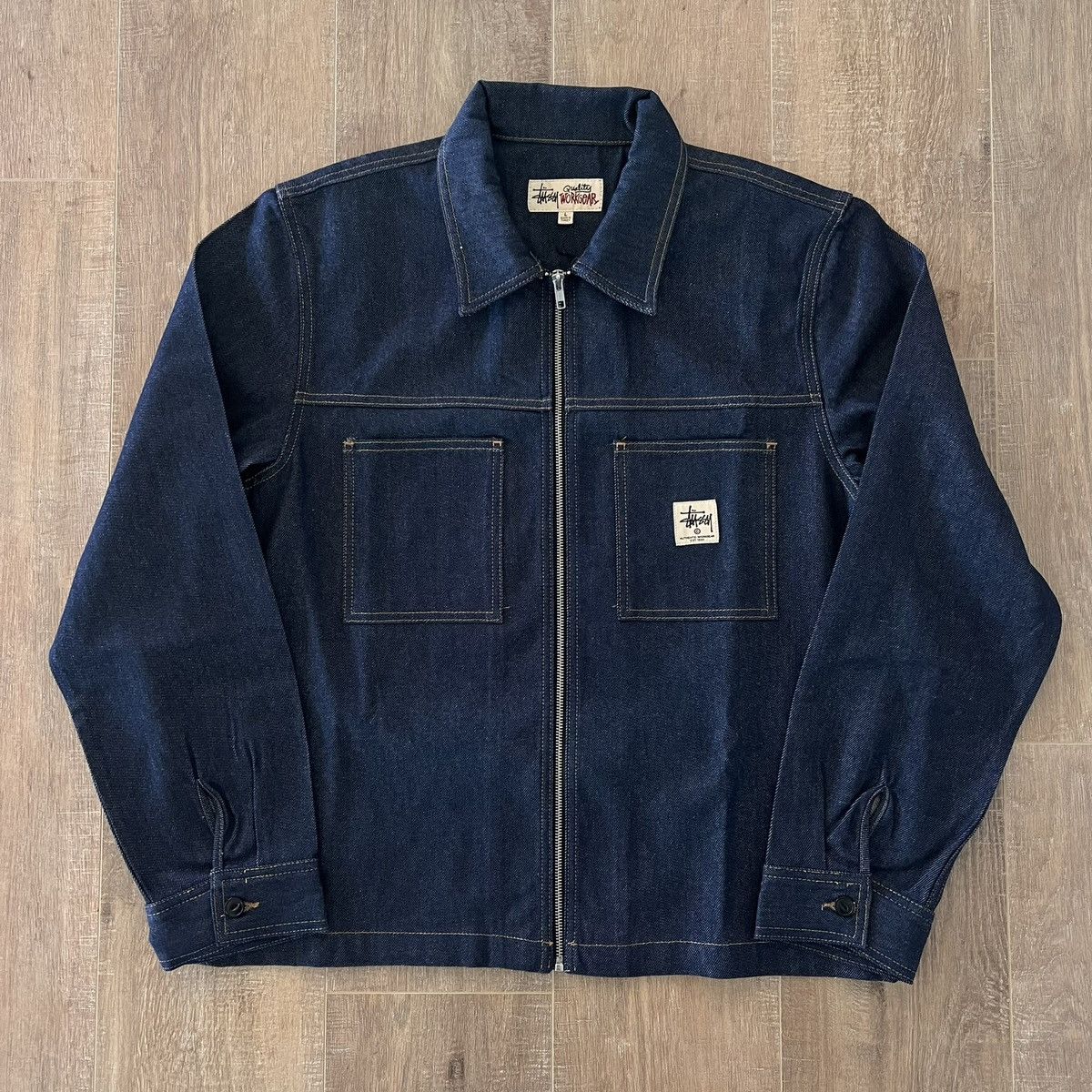 Stussy STUSSY x CARHARTT WIP x DSM - DOVER STREET MARKET JACKET | Grailed