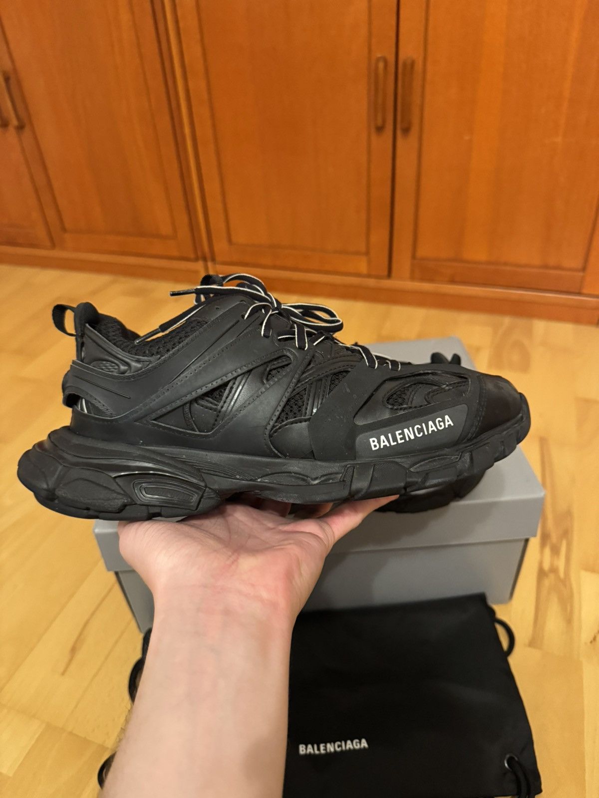 Balenciaga Balenciaga Track Triple Black Size US 8 / EU 41 - 3 Thumbnail