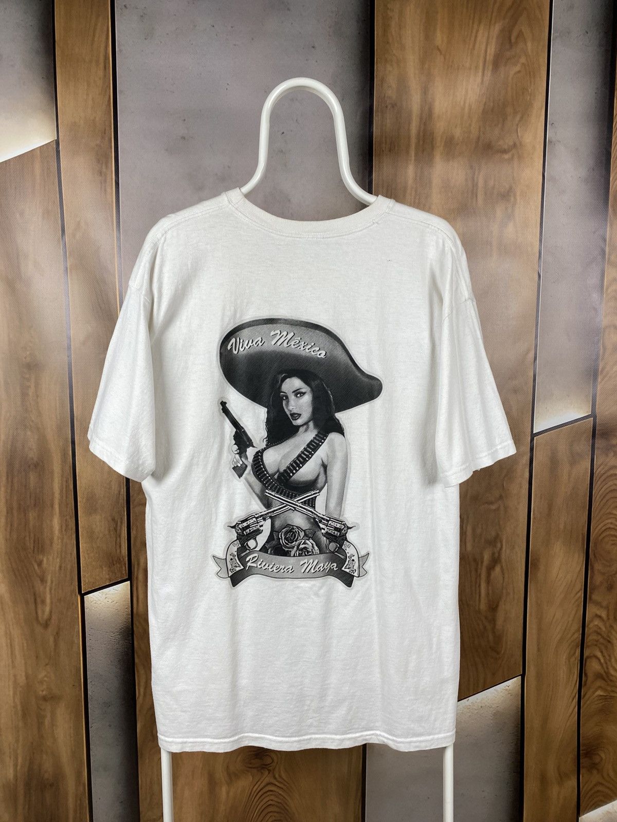 Sex Skateboards 💃Vintage 00s T-Shirt Viva Mexico Riviera Maya VTG Tee💃 Size US L / EU 52-54 / 3 - 1 Thumbnail