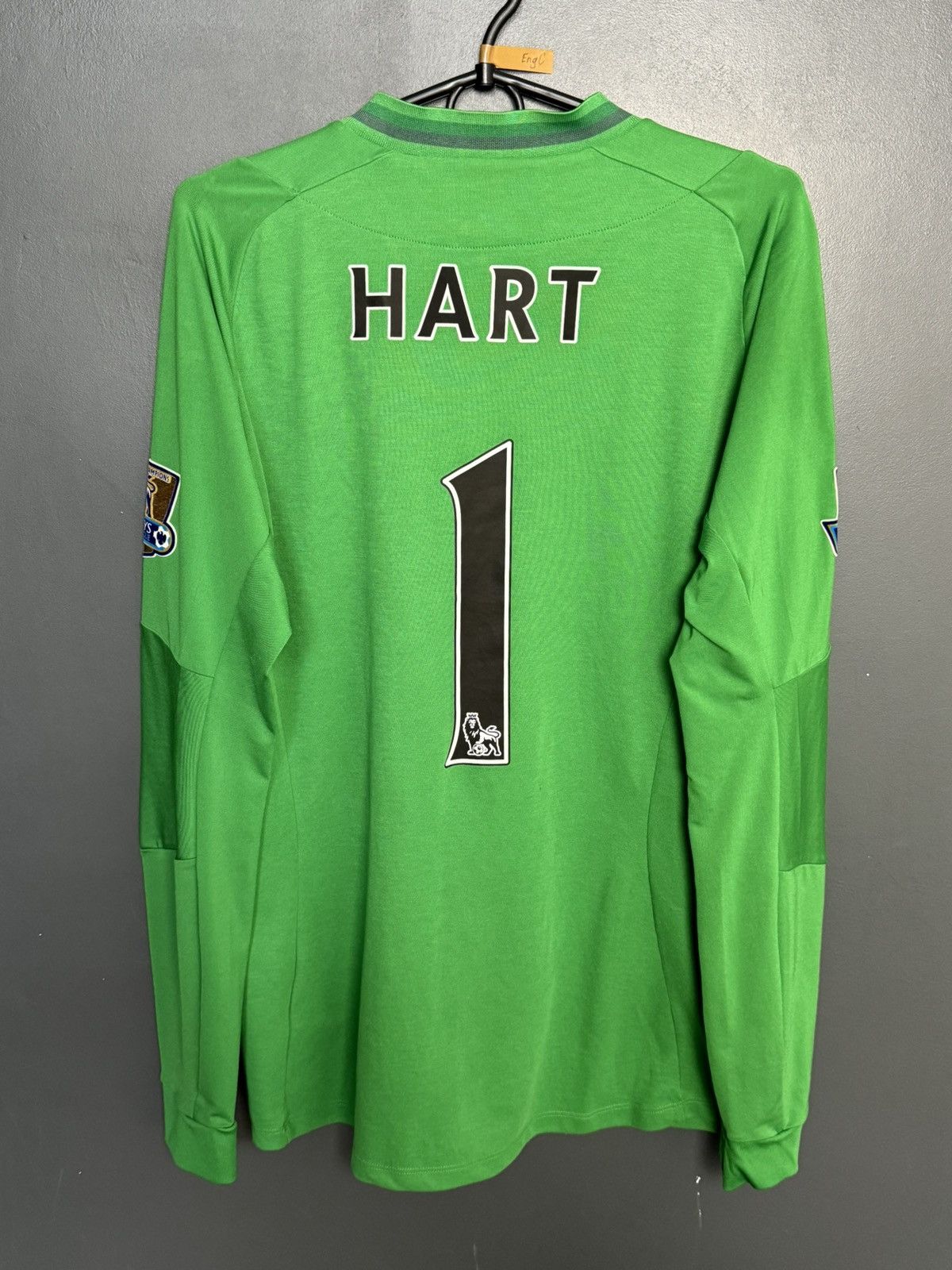 Umbro Manchester City 12/13 Goalkeeper Hart Football Jersey Size US M / EU 48-50 / 2 - 1 Thumbnail