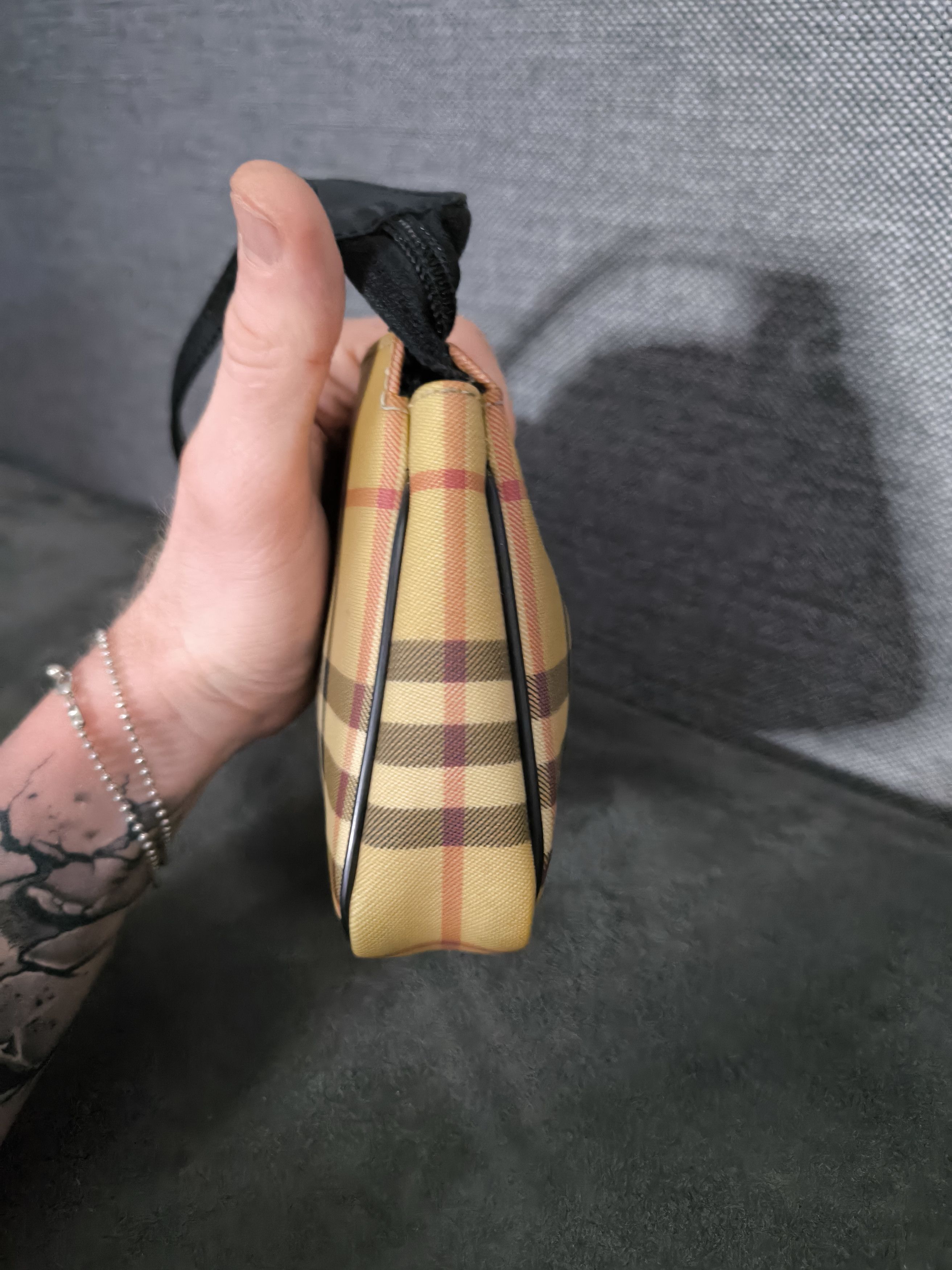 Burberry BURBERRY canvas Pochette Shoulder Bag Vintage Rare Size ONE SIZE - 5 Thumbnail