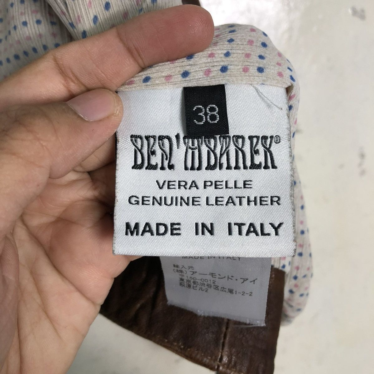 Vera Pelle 🔥VINTAGE GENUINE LEATHER VEST JACKET BIKER BEN ISSEY MIYAKE Size US M / EU 48-50 / 2 - 19 Thumbnail