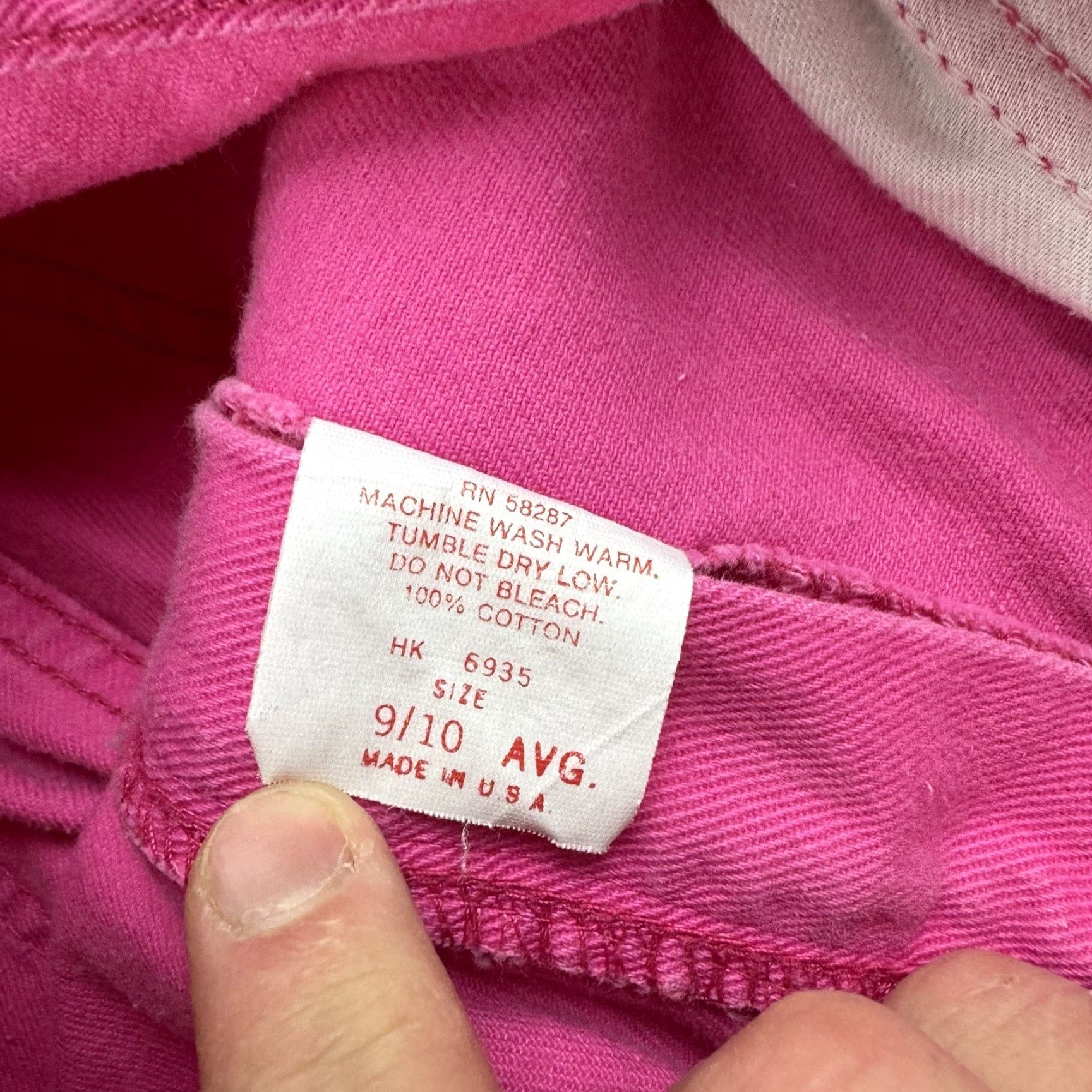 Vintage VINTAGE Congo Jeans Shorts Womens 10 Hipster 80s High Waist Pink Denim 80s Barbie USA Womens Size 32" / US 10 / IT 46 - 5 Thumbnail
