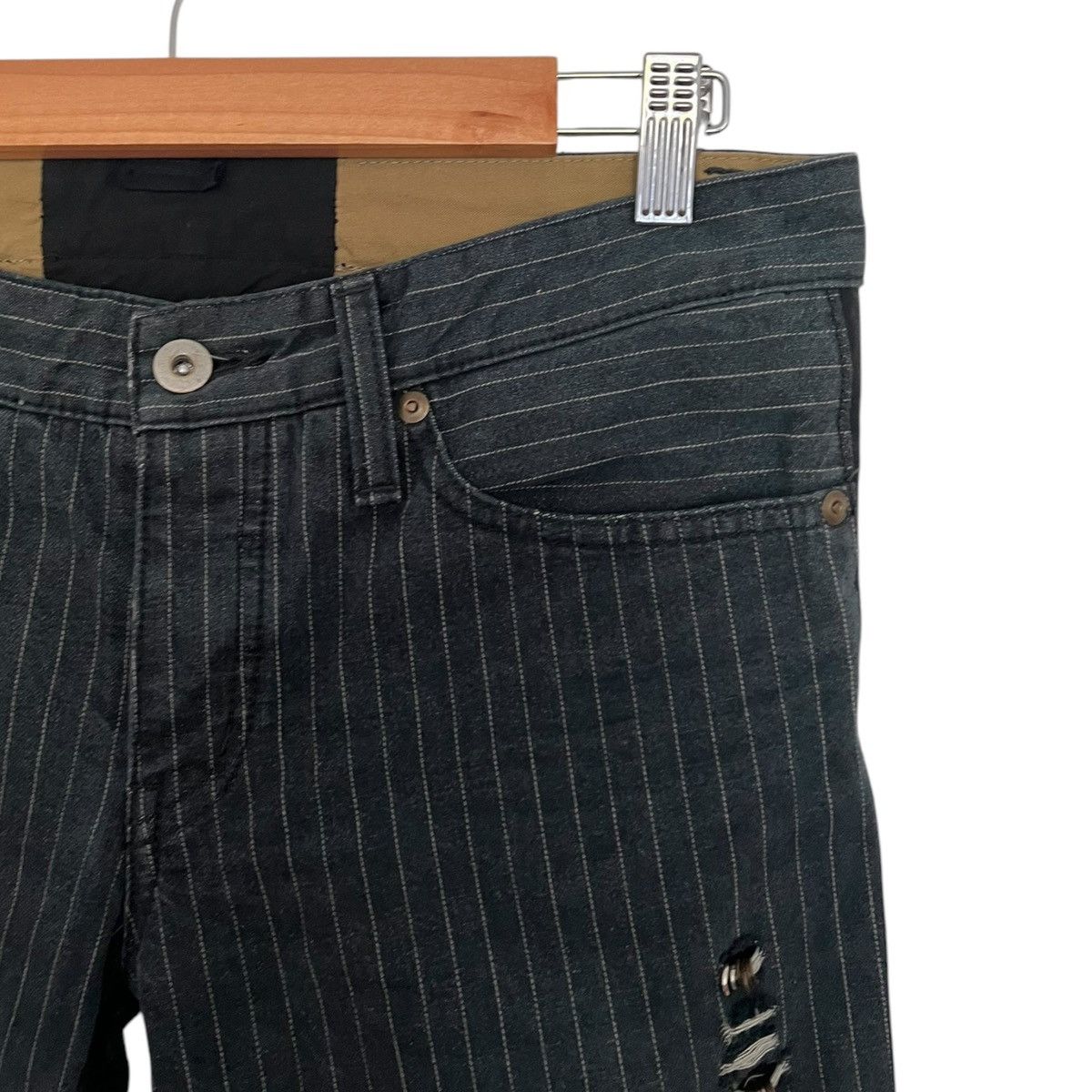 If Six Was Nine Ifsixwasnine pinstripe tuxedo mudmax pants Size US 30 / EU 46 - 5 Thumbnail