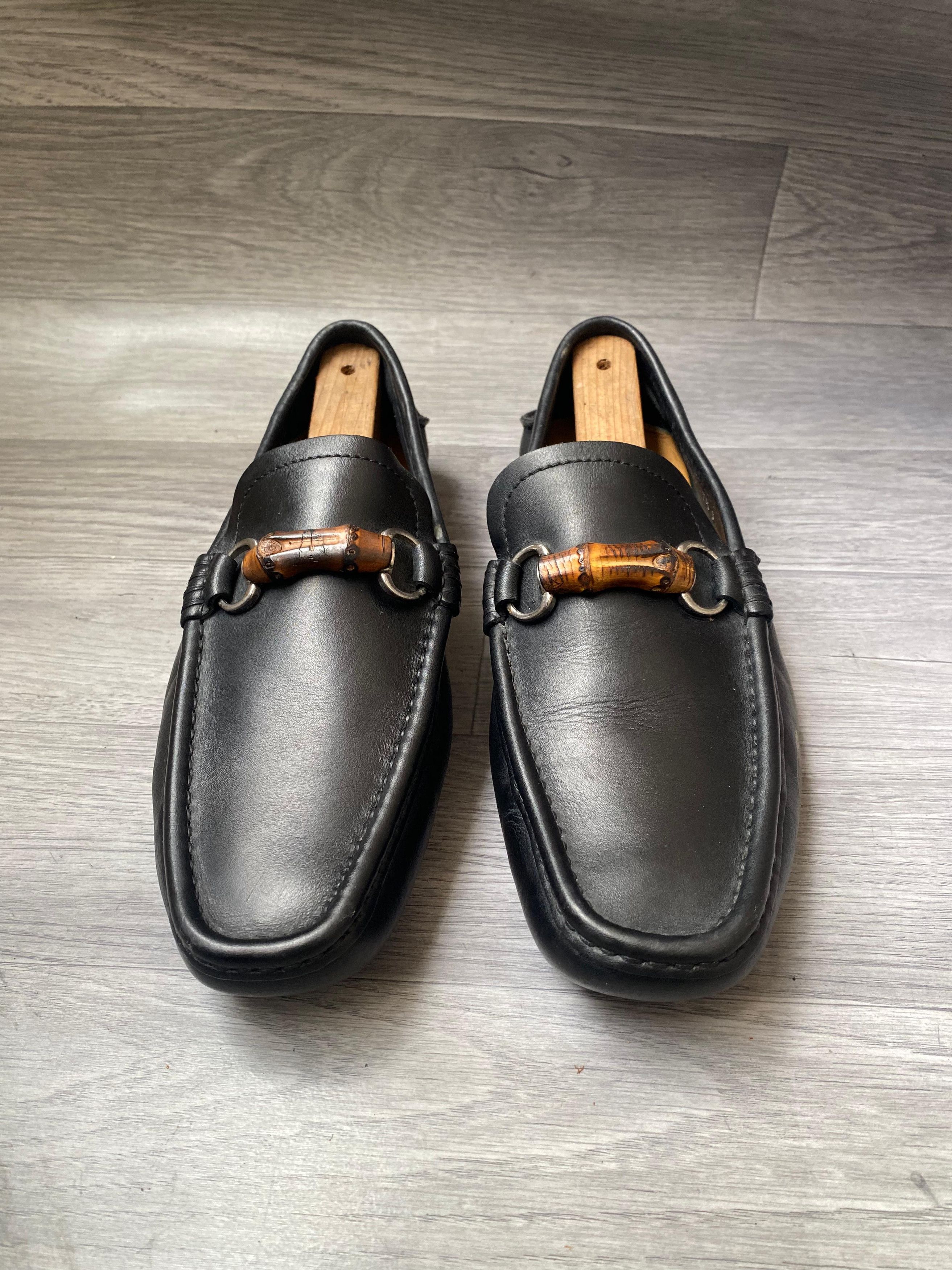 Gucci Gucci Bamboo Horsebit Black Leather Loafers UK 7.5 US 8.5 Size US 8.5 / EU 41-42 - 2 Thumbnail