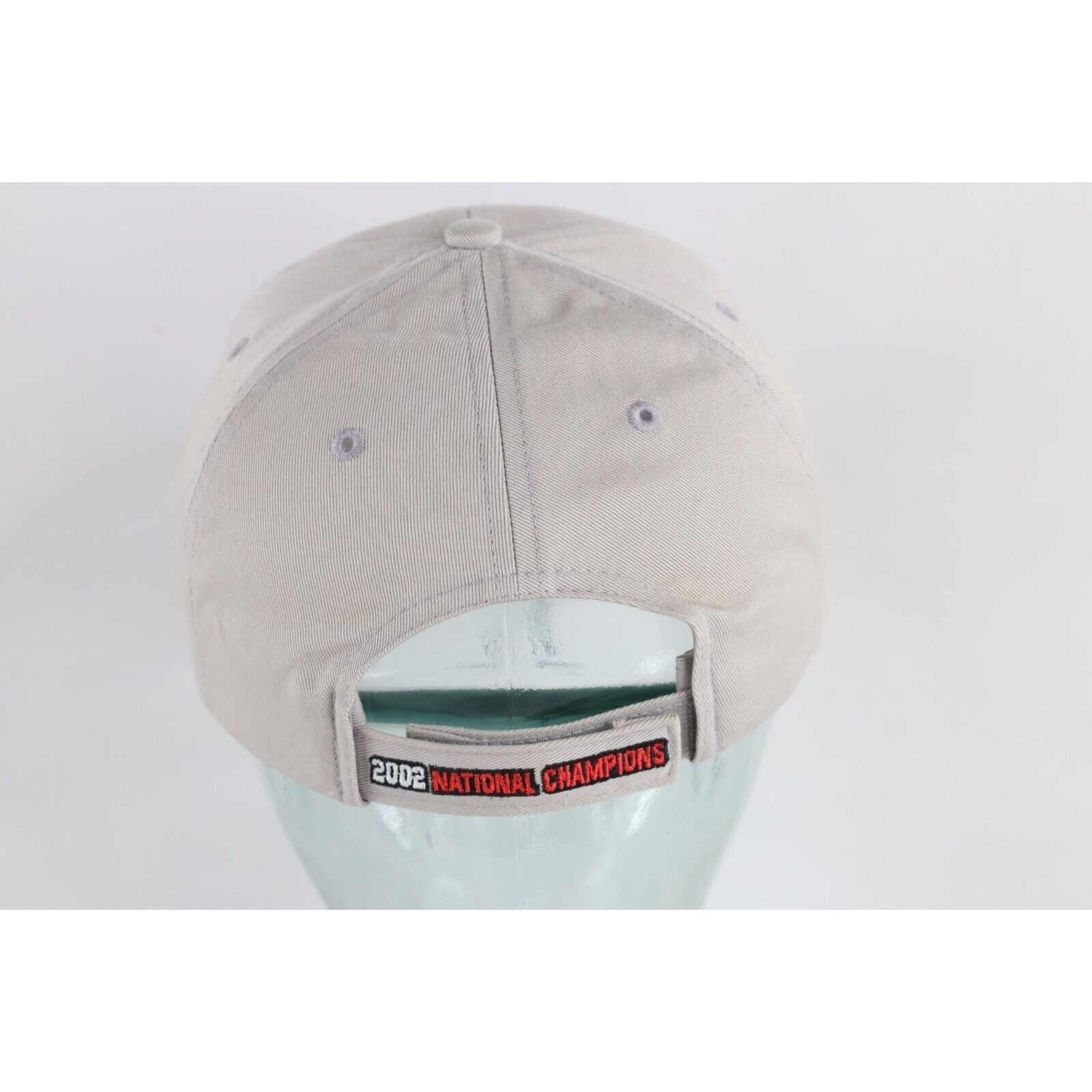 Nike × Vintage Vintage Nike Mini Swoosh 2002 National Champs Ohio State Hat Size ONE SIZE - 5 Thumbnail