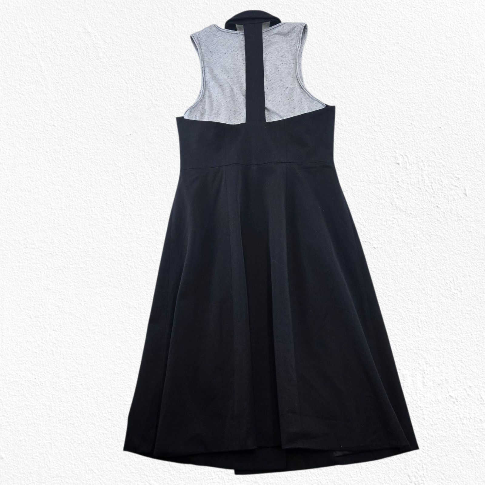 Anthropologie Maeve Gray Black Double Breasted Trench Dress Size 4 Size S / US 4 / IT 40 - 10 Thumbnail